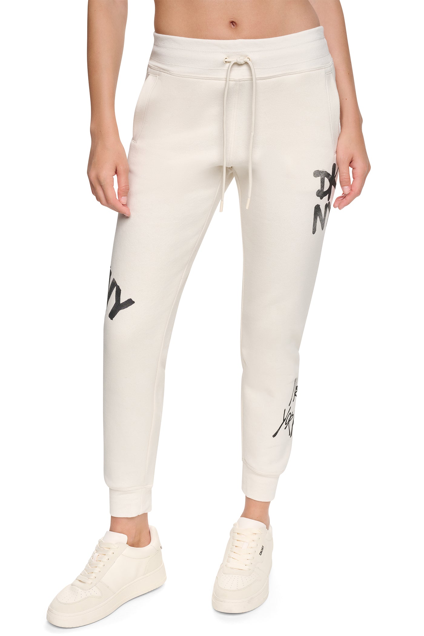 MID-RISE GRAFFITI RHINESTONE LOGO JOGGER View 2 | SALE MID-RISE GRAFFITI RHINESTONE LOGO JOGGER View 2 | SALE