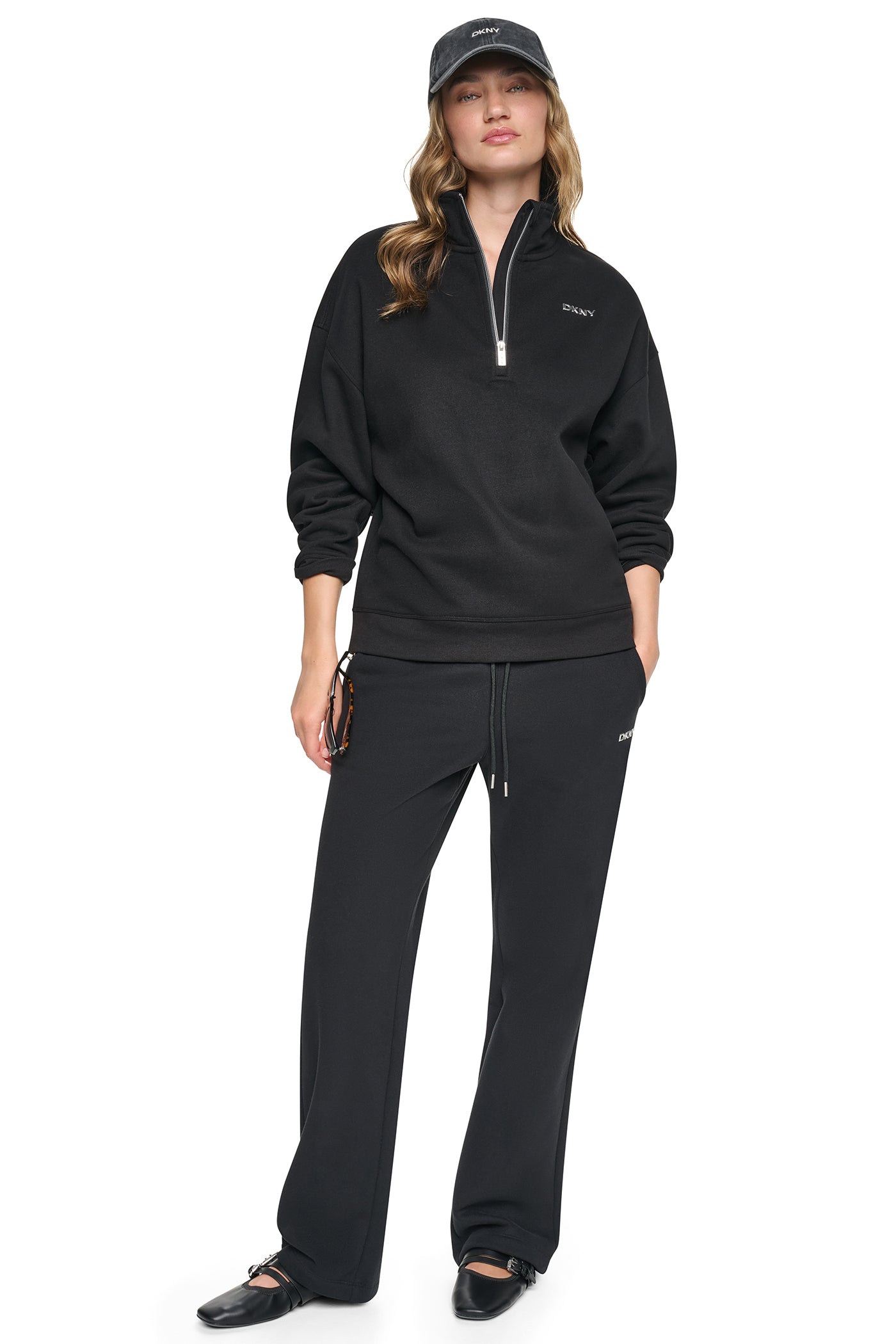 METALLIC BUBBLE 1/4 ZIP PULLOVER View 2 | SALE METALLIC BUBBLE 1/4 ZIP PULLOVER View 2 | SALE