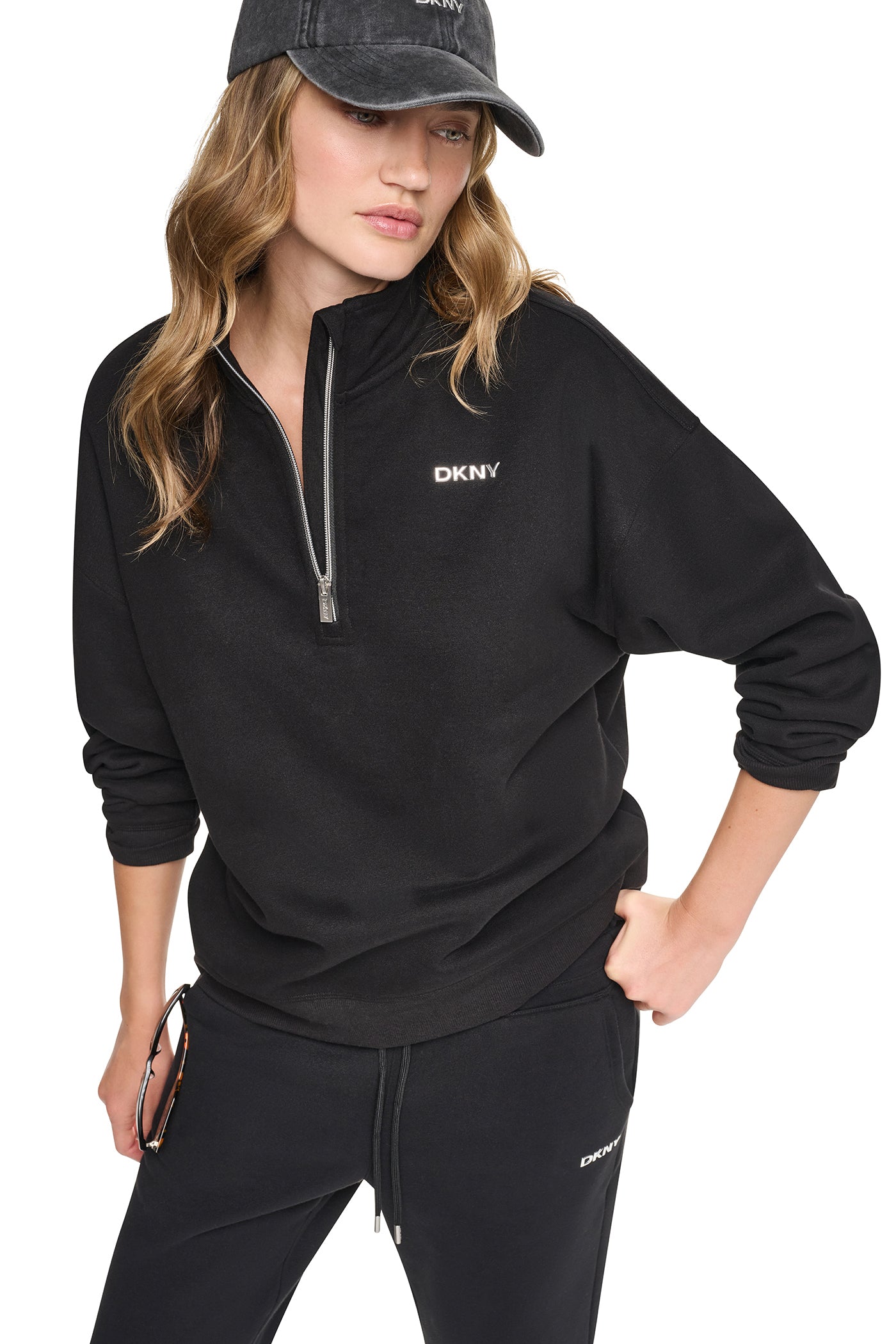 METALLIC BUBBLE 1/4 ZIP PULLOVER View 1 | SALE METALLIC BUBBLE 1/4 ZIP PULLOVER View 1 | SALE
