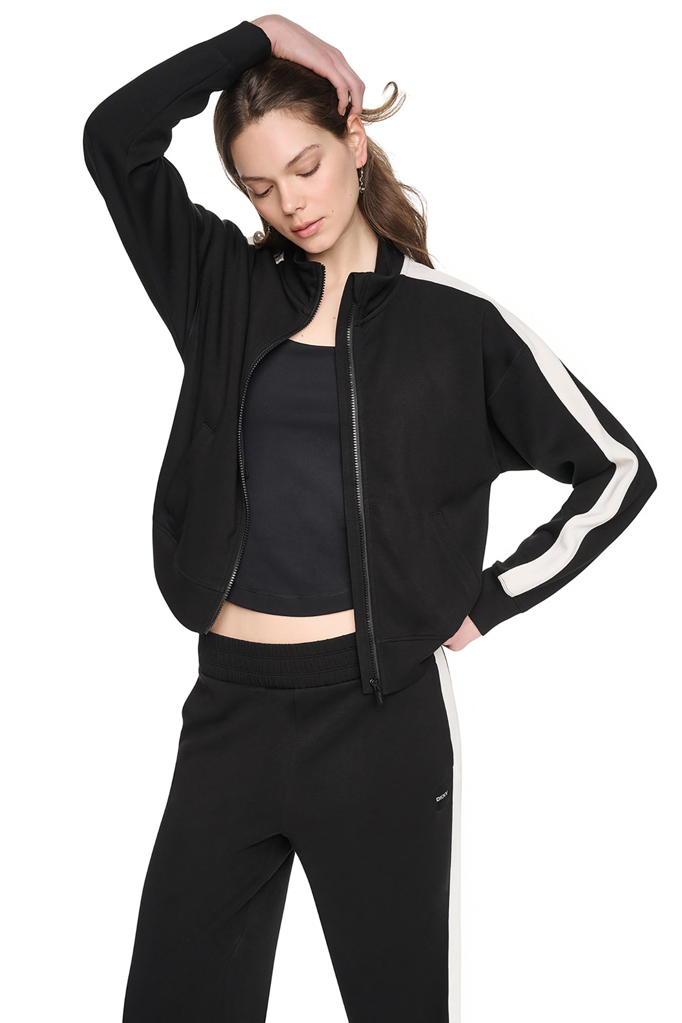 SIDE STRIPE FULL ZIP JACKET View 1 | Jackets & Blazers SIDE STRIPE FULL ZIP JACKET View 1 | Jackets & Blazers