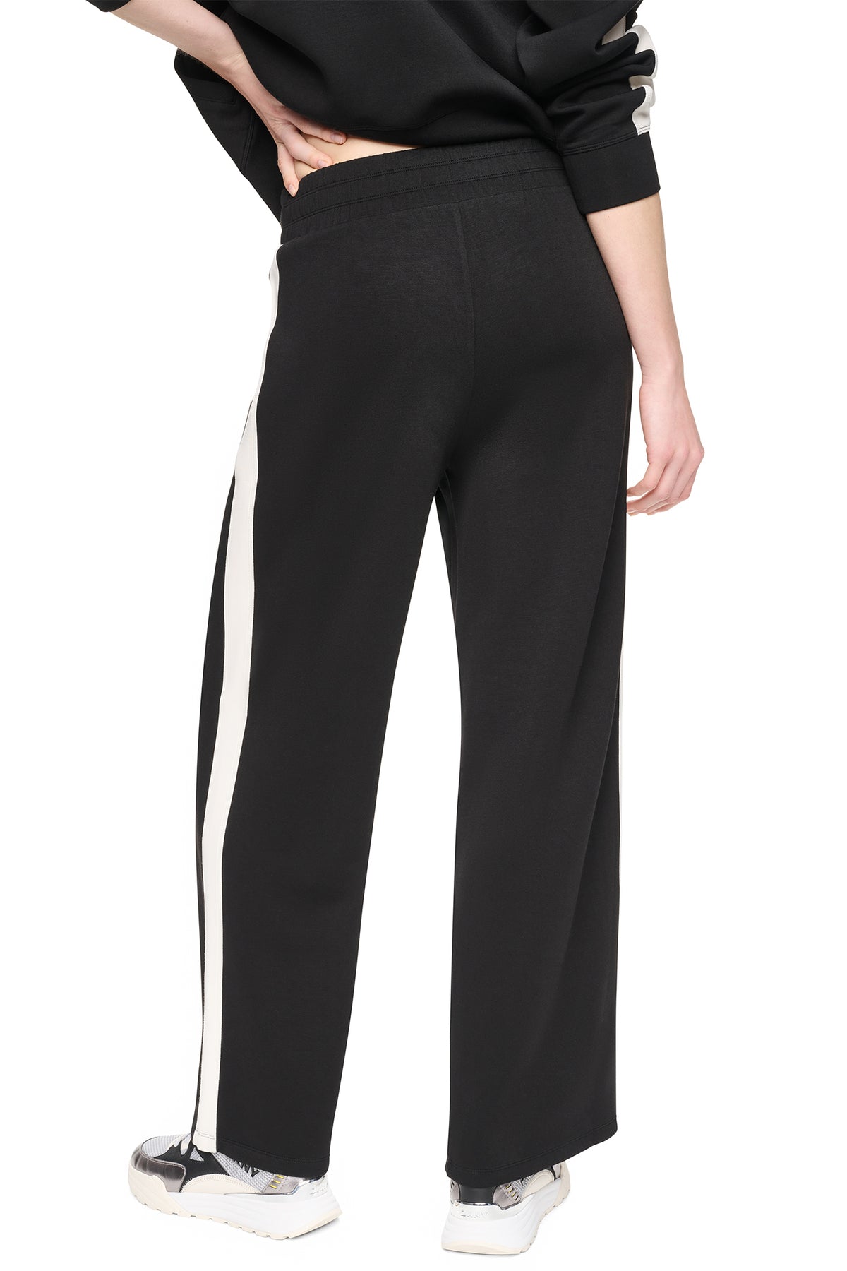 HIGH-RISE SIDE STRIPE WIDE-LEG PANT VIEW 2