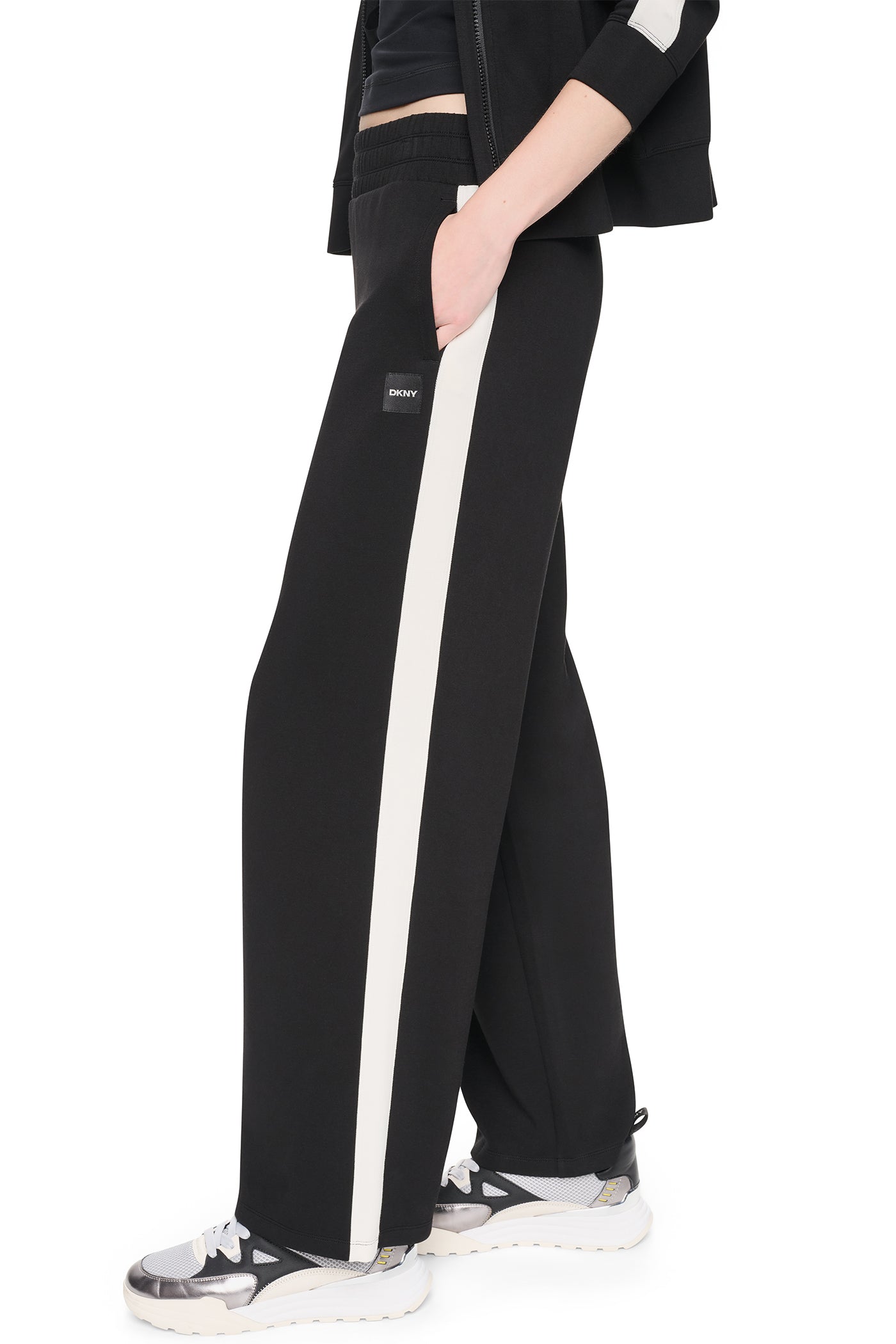 HIGH-RISE SIDE STRIPE WIDE-LEG PANT View 1 | SALE HIGH-RISE SIDE STRIPE WIDE-LEG PANT View 1 | SALE