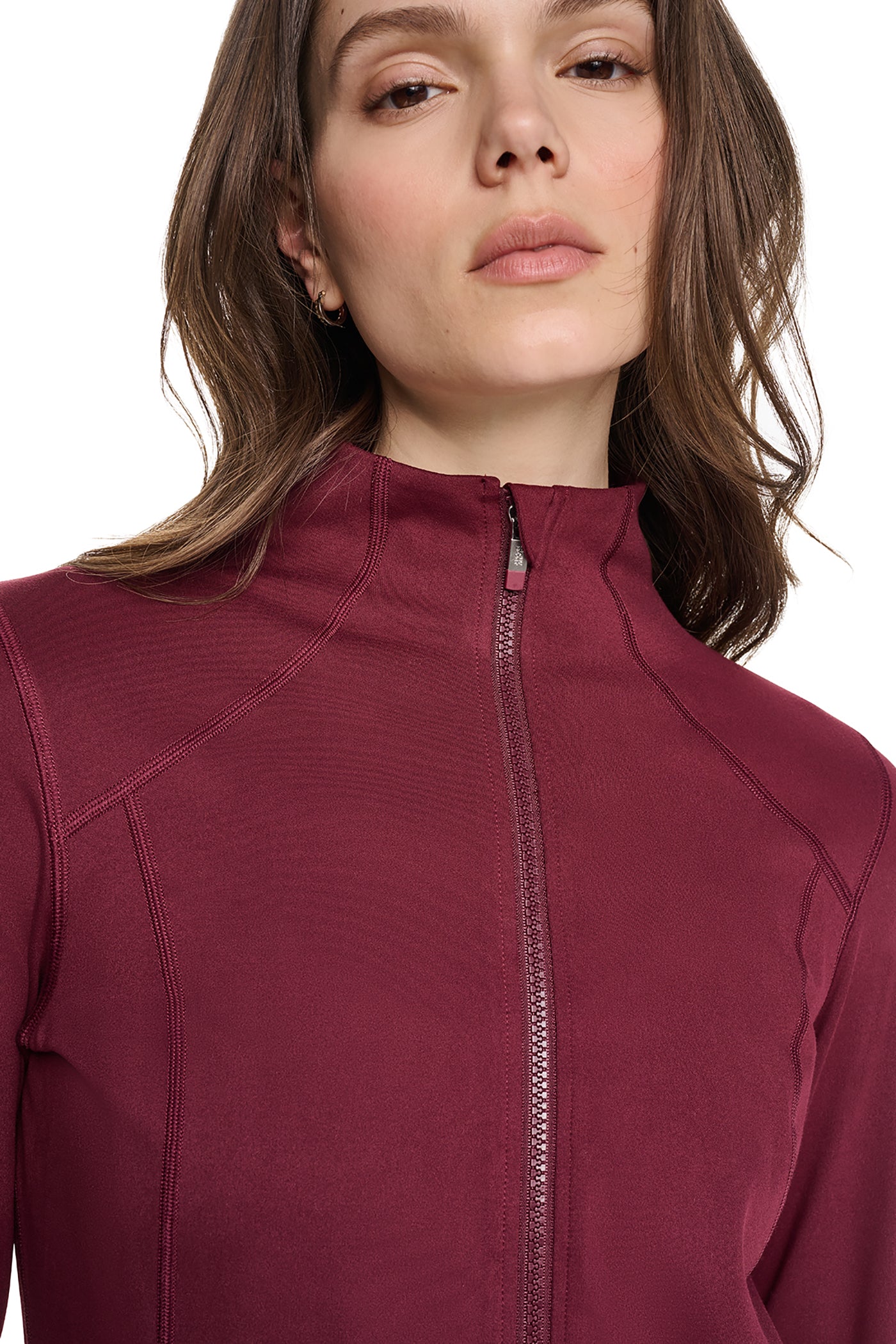 FUNNEL NECK FULL ZIP JACKET View 2 | Fall Collection FUNNEL NECK FULL ZIP JACKET View 2 | Fall Collection