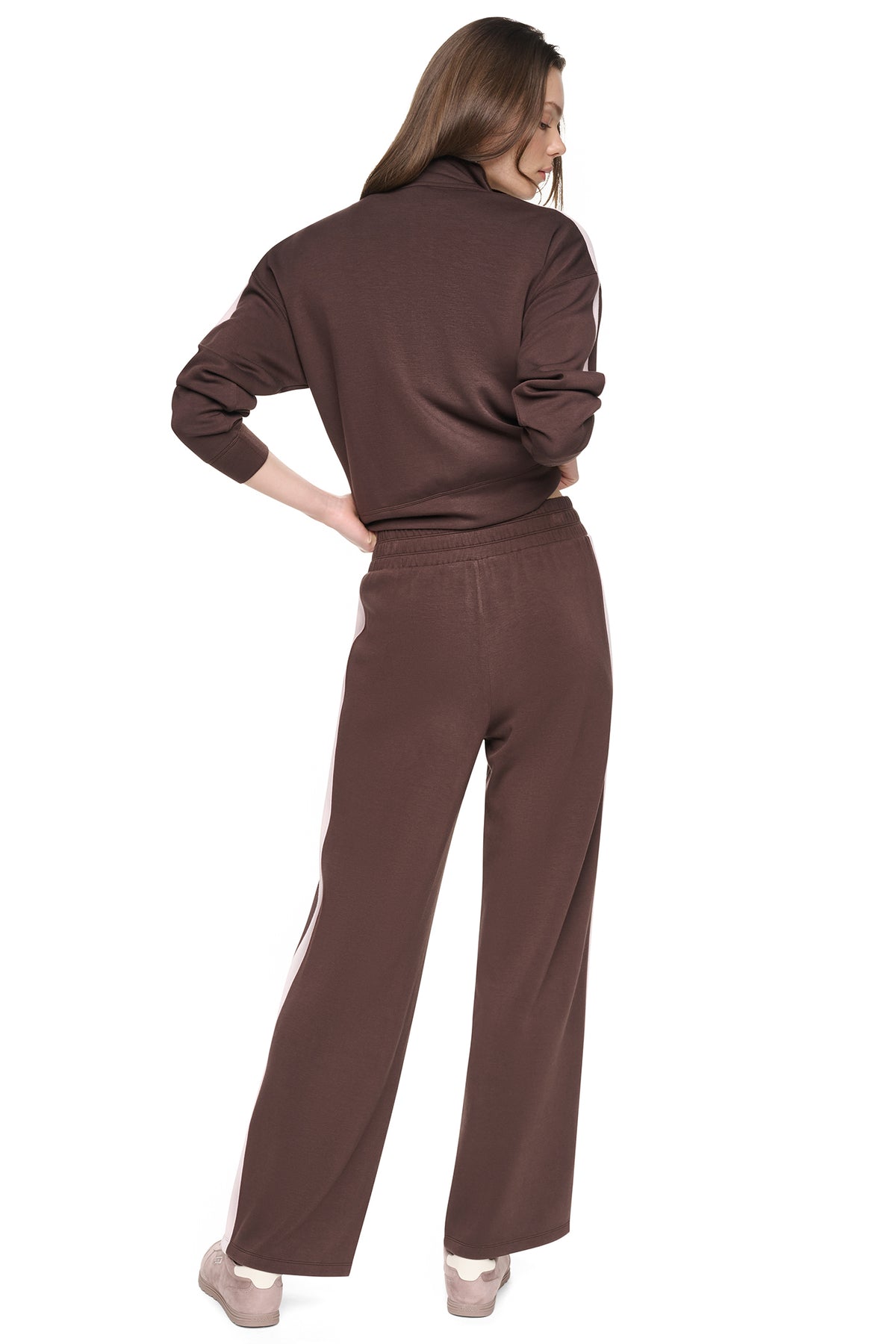 HIGH-RISE SIDE STRIPE WIDE-LEG PANT VIEW 2