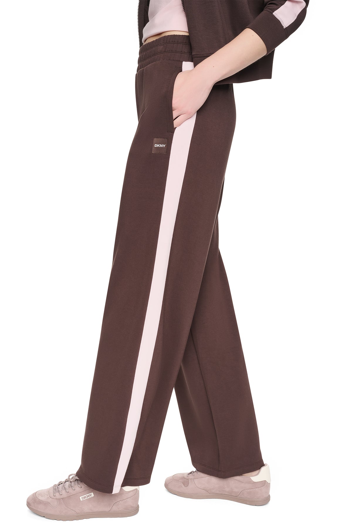 HIGH-RISE SIDE STRIPE WIDE-LEG PANT VIEW 2