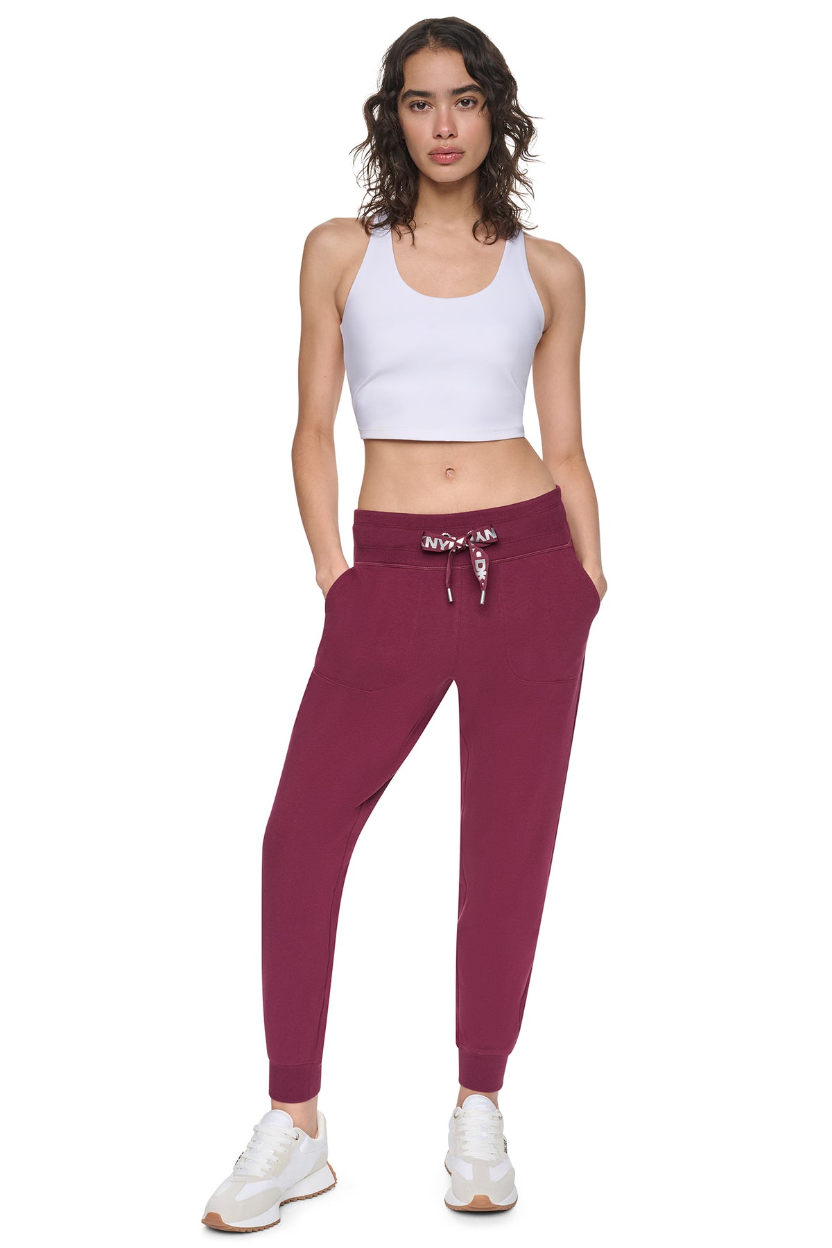 HIGH-RISE TWO-TONE SKINNNY JOGGER VIEW 2