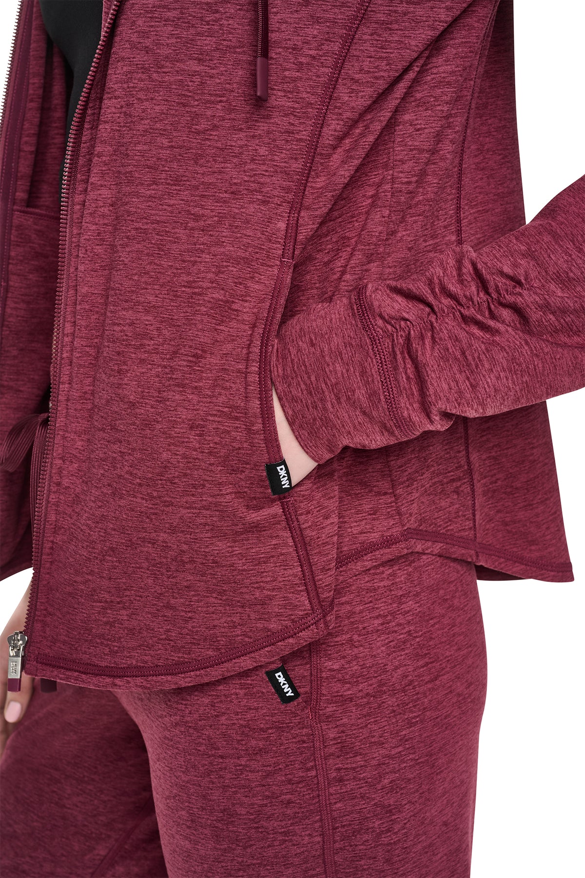SPACEDYE FULL ZIP HOODIE VIEW 2