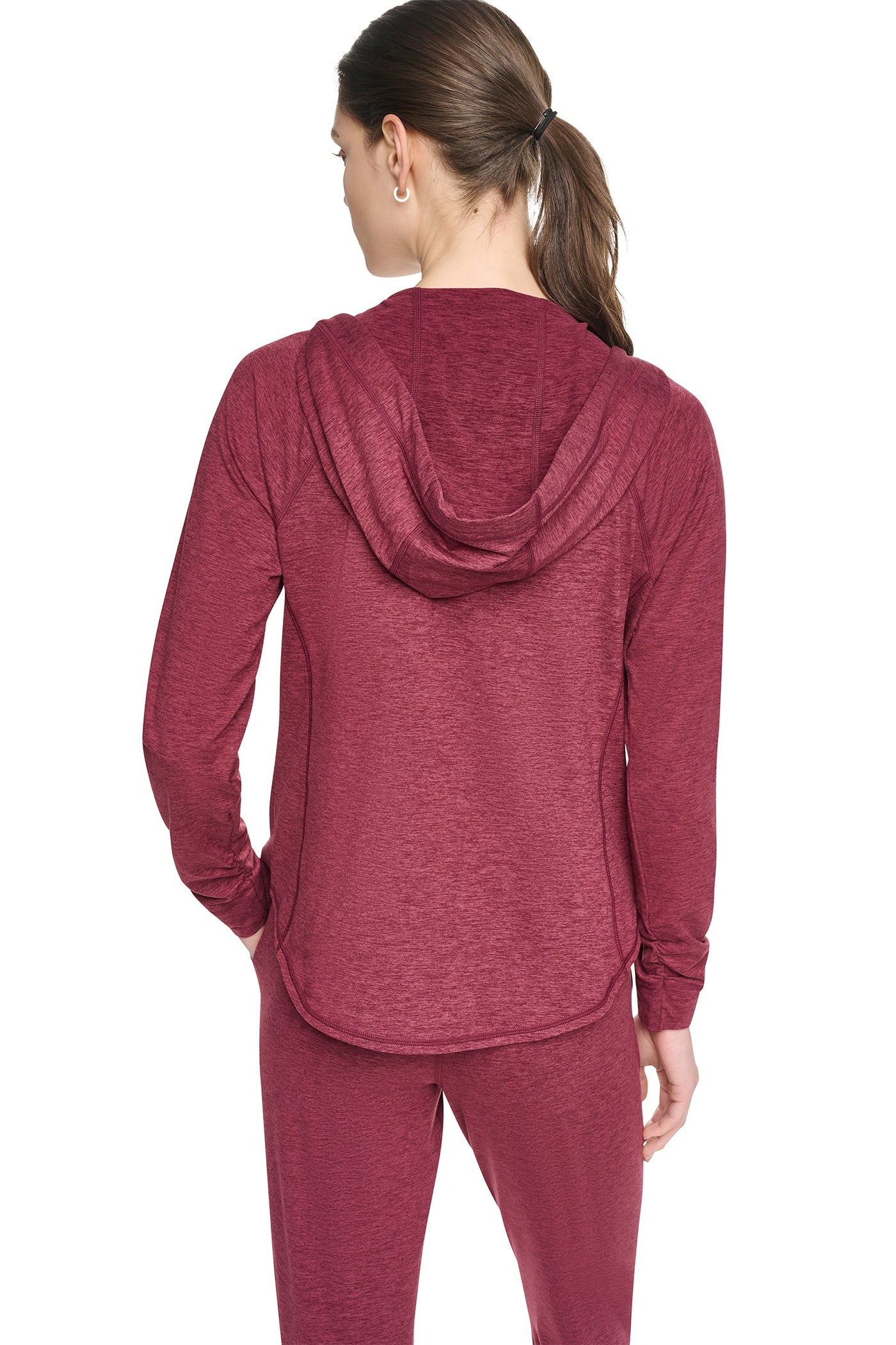 SPACEDYE FULL ZIP HOODIE VIEW 2