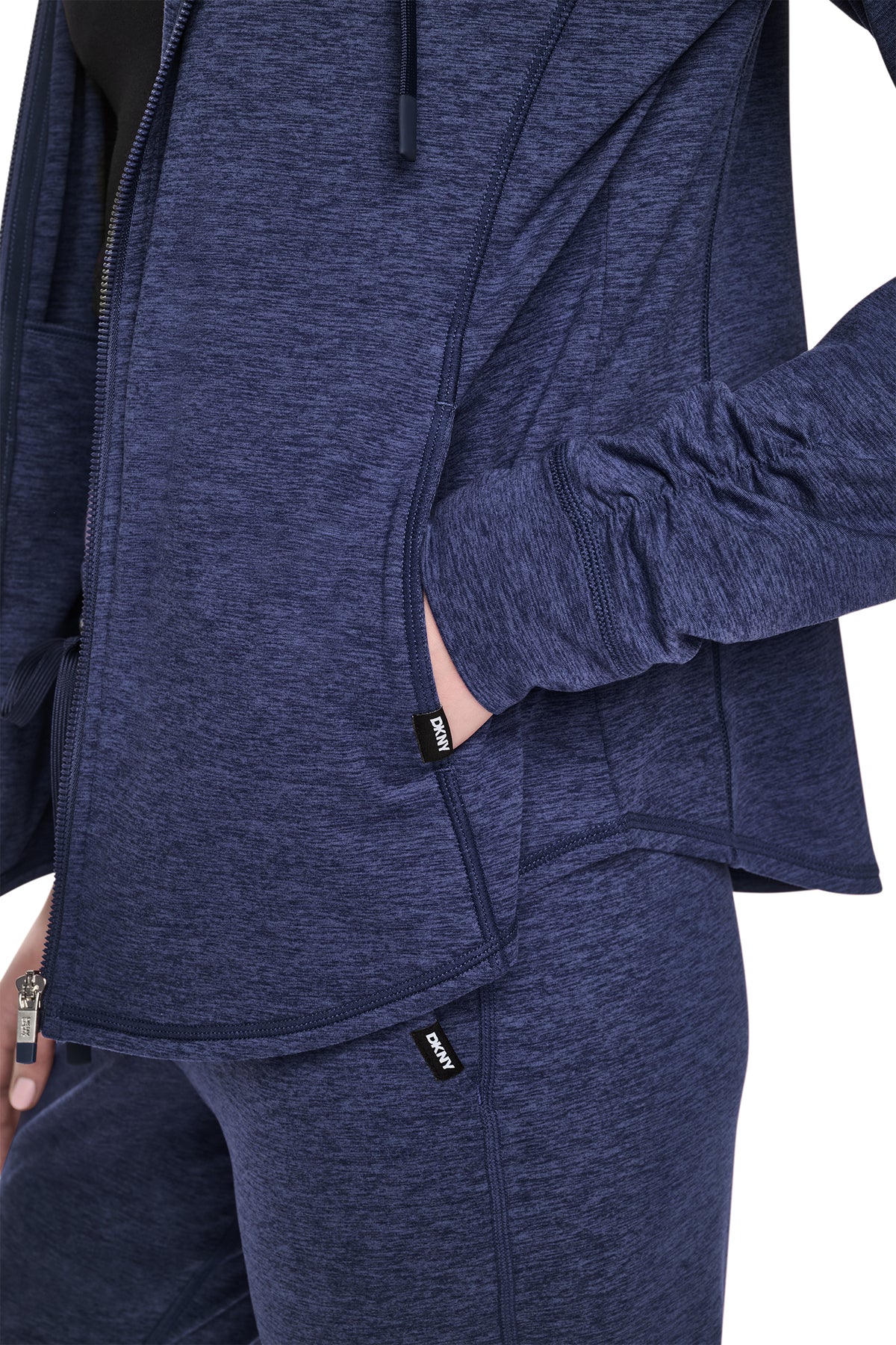 SPACEDYE FULL ZIP HOODIE VIEW 2