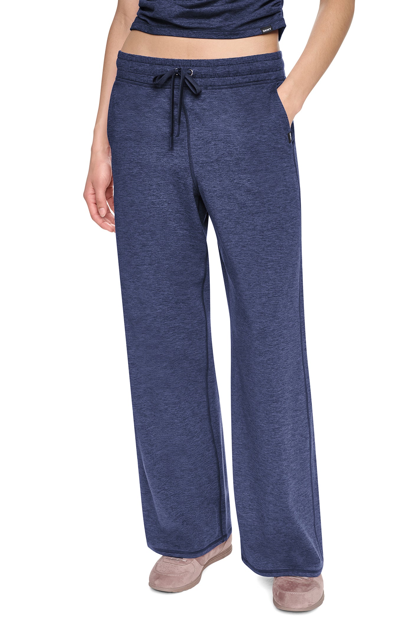 MID-RISE SPACEDYE WIDE-LEG PANT View 1 | SALE MID-RISE SPACEDYE WIDE-LEG PANT View 1 | SALE