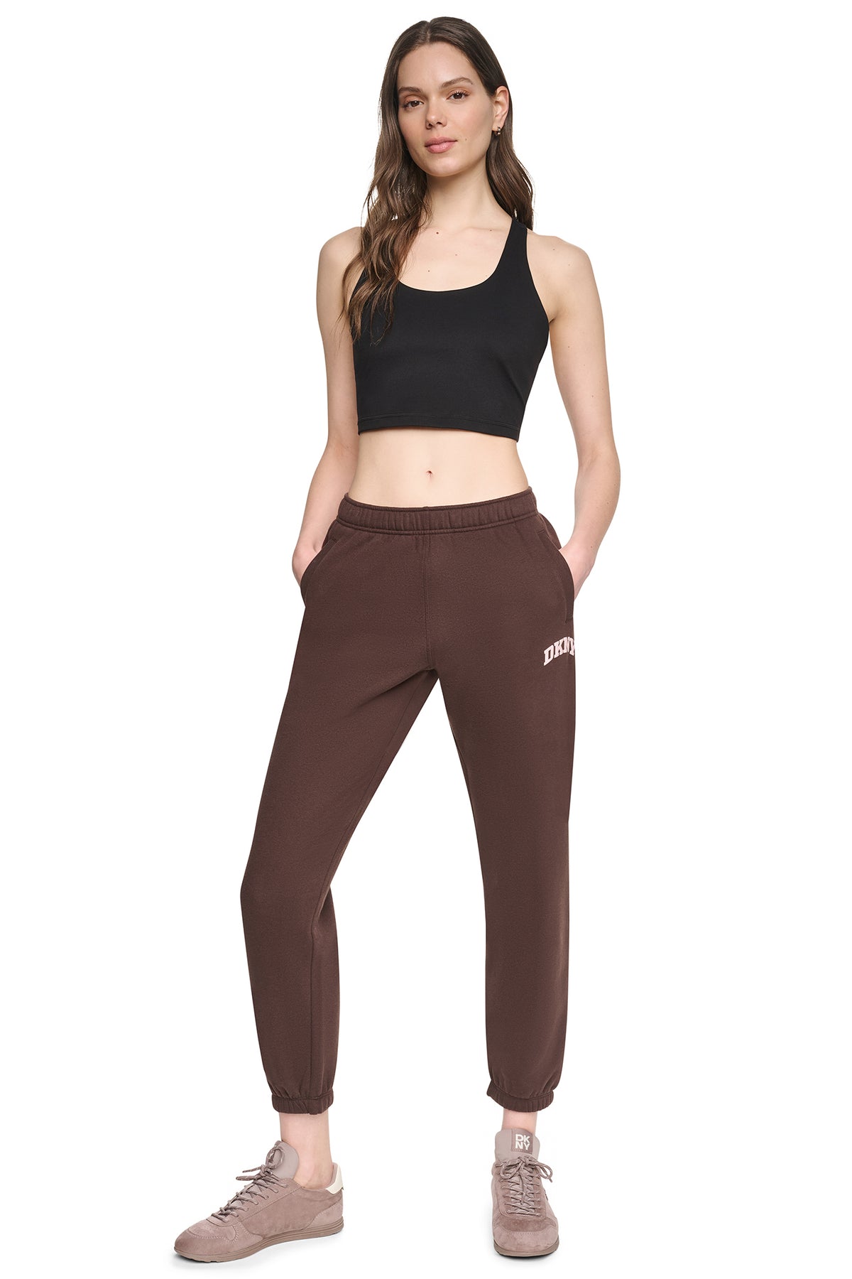 PUFF VARSITY LOGO MID-RISE JOGGER VIEW 2