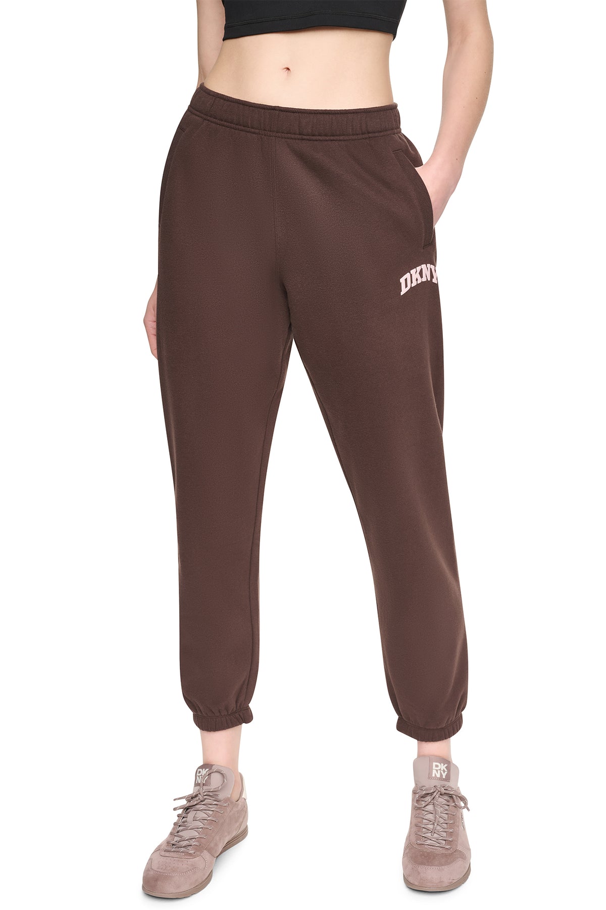 PUFF VARSITY LOGO MID-RISE JOGGER VIEW 2