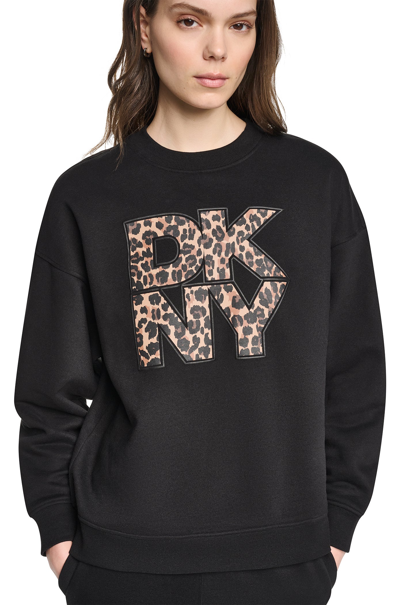 ANIMAL PRINT LOGO SWEATSHIRT View 2 | SALE ANIMAL PRINT LOGO SWEATSHIRT View 2 | SALE