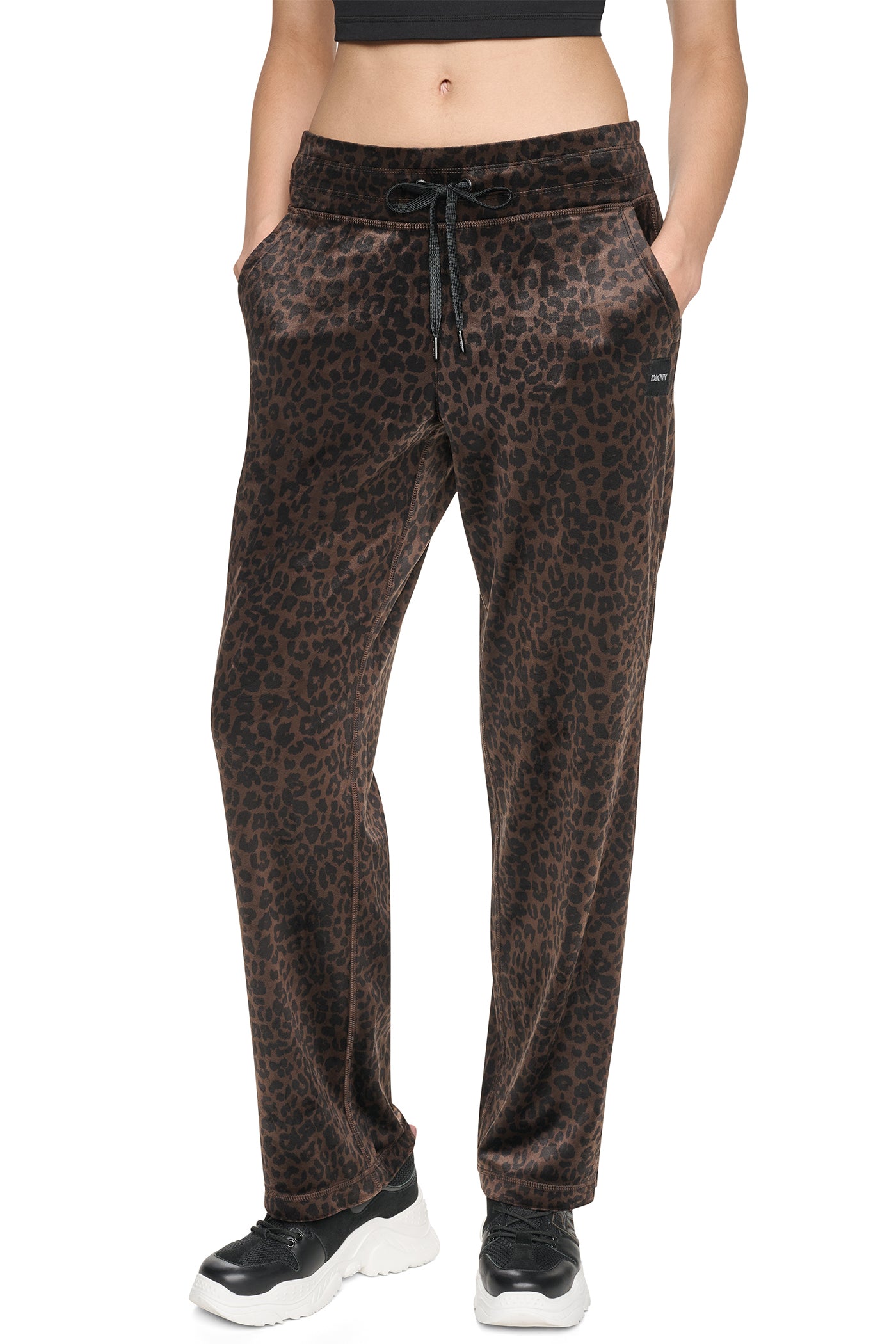 VELOUR ANIMAL PRINT MID-RISE PANT View 2 | Gifts Under $100 VELOUR ANIMAL PRINT MID-RISE PANT View 2 | Gifts Under $100