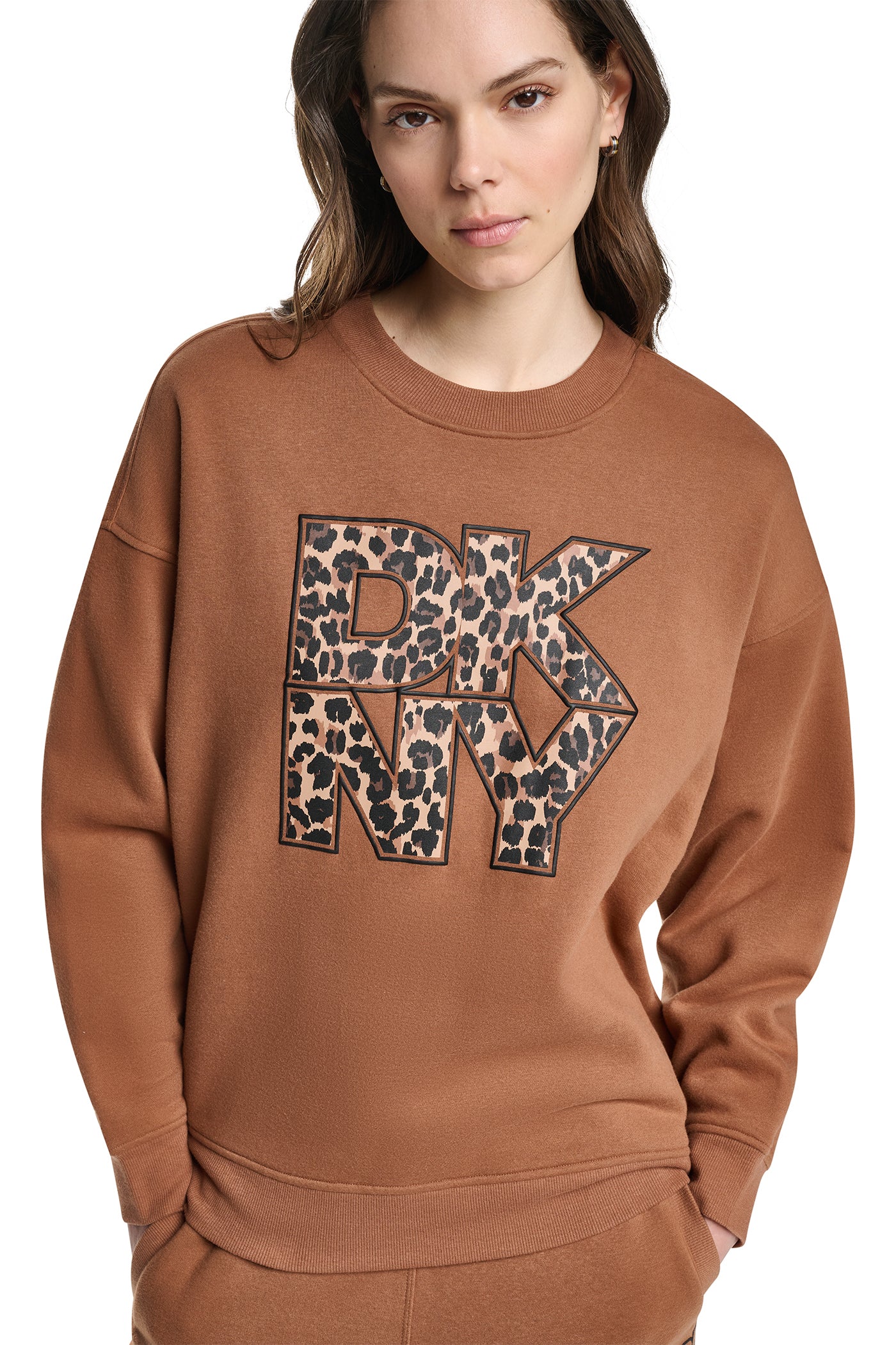 ANIMAL PRINT LOGO SWEATSHIRT View 1 | Clothing ANIMAL PRINT LOGO SWEATSHIRT View 1 | Clothing