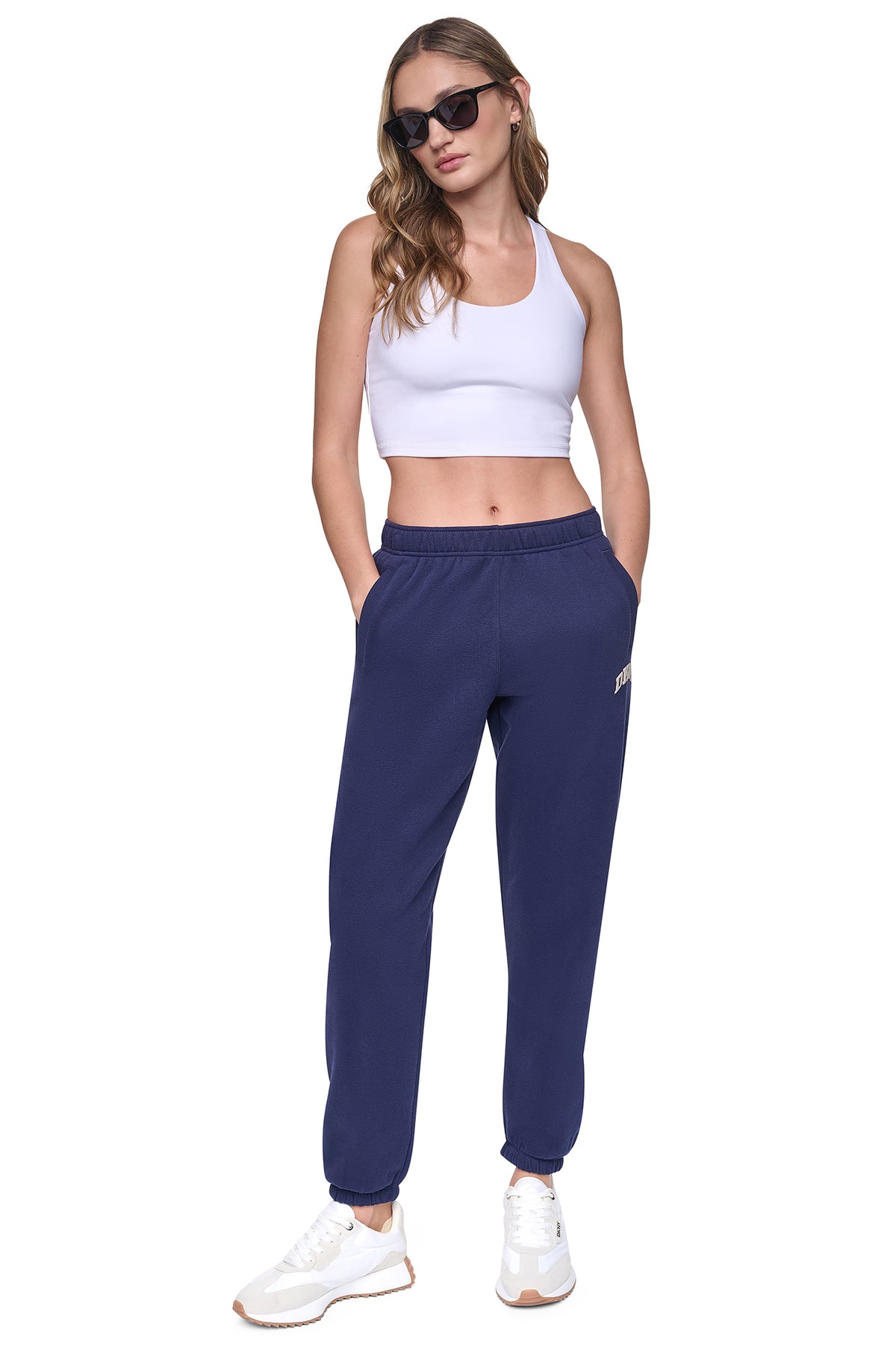 PUFF VARSITY LOGO MID-RISE JOGGER VIEW 2