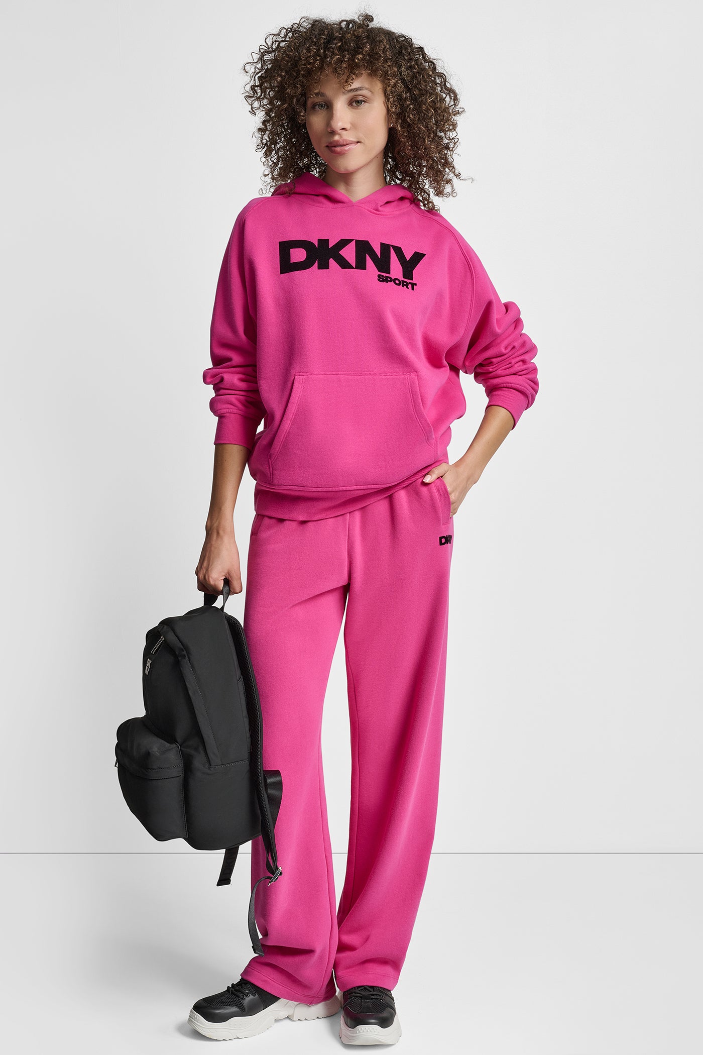 FLOCKED LOGO BOYFRIEND OPEN LEG PANT WITH POCKETS VIEW 5 | Back-To-School Shop FLOCKED LOGO BOYFRIEND OPEN LEG PANT WITH POCKETS VIEW 5 | Back-To-School Shop