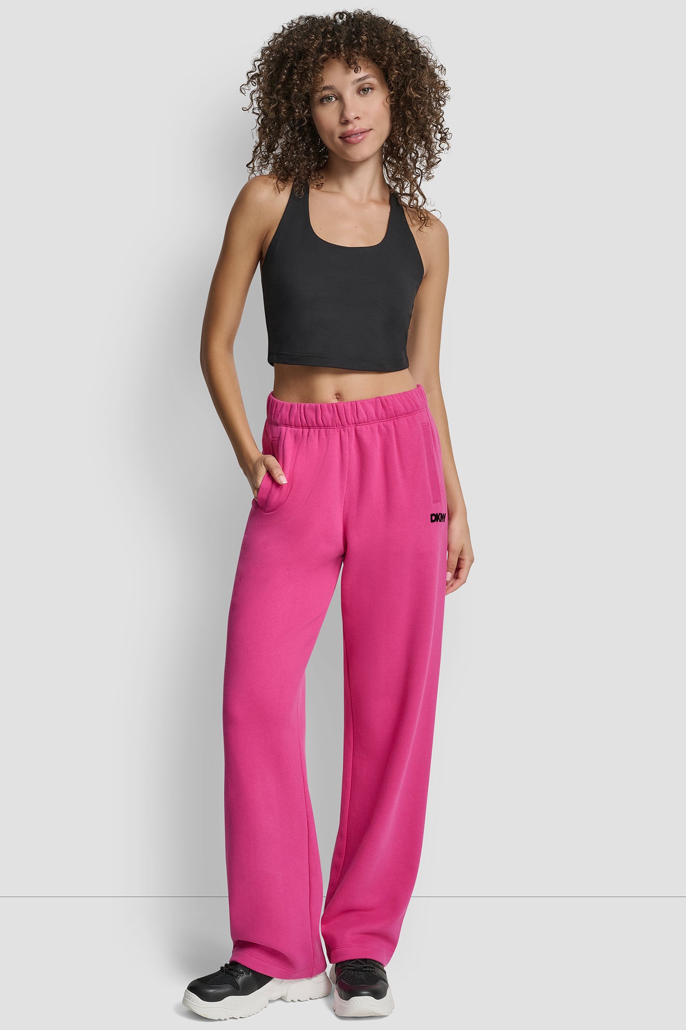 FLOCKED LOGO BOYFRIEND OPEN LEG PANT WITH POCKETS VIEW 6 | Back-To-School Shop FLOCKED LOGO BOYFRIEND OPEN LEG PANT WITH POCKETS VIEW 6 | Back-To-School Shop