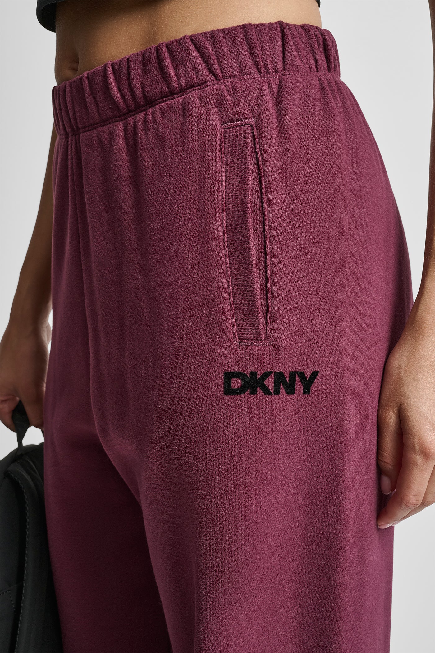 FLOCKED LOGO BOYFRIEND OPEN LEG PANT WITH POCKETS VIEW 4 | New Arrivals FLOCKED LOGO BOYFRIEND OPEN LEG PANT WITH POCKETS VIEW 4 | New Arrivals