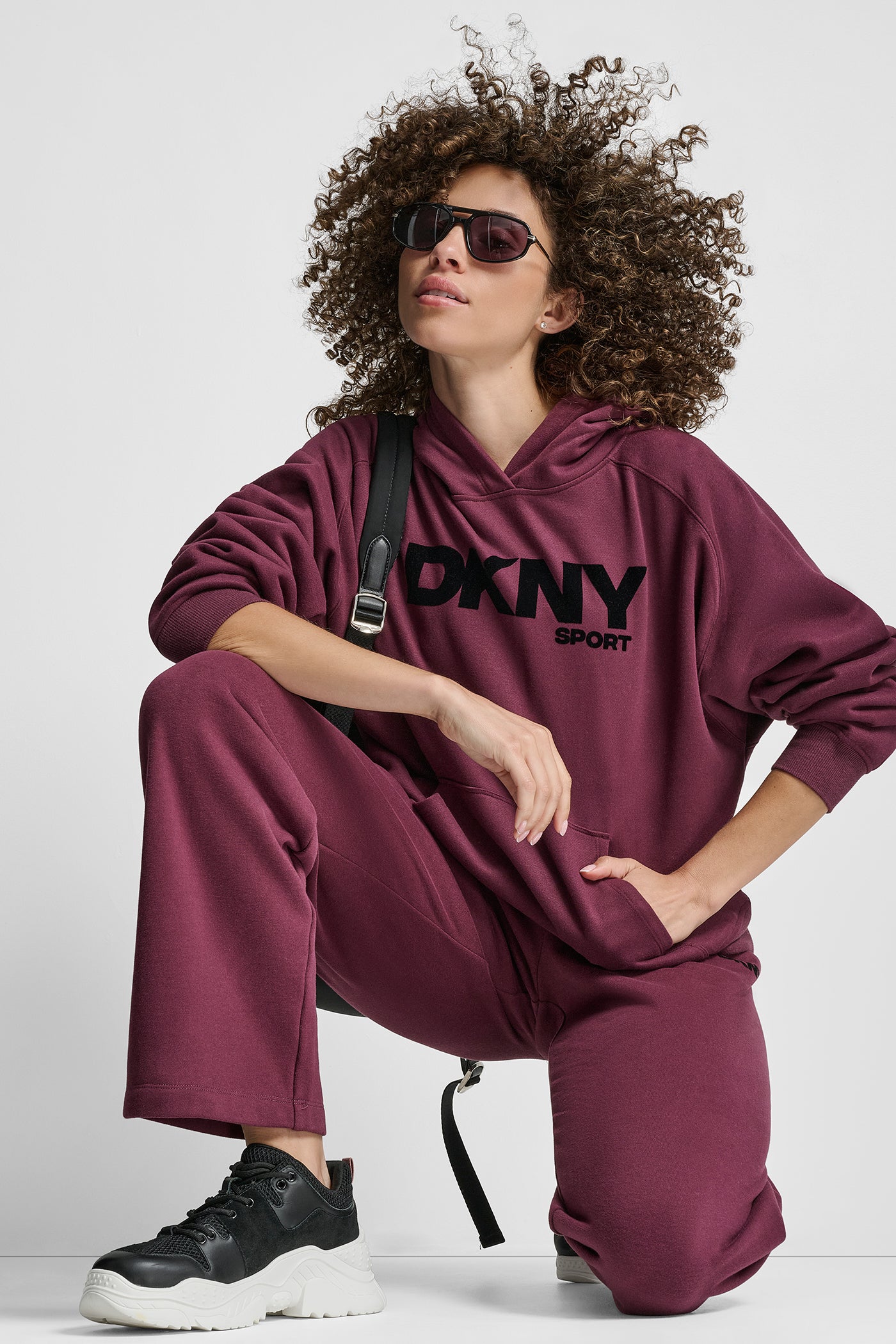 FLOCKED LOGO BOYFRIEND OPEN LEG PANT WITH POCKETS VIEW 6 | New Arrivals FLOCKED LOGO BOYFRIEND OPEN LEG PANT WITH POCKETS VIEW 6 | New Arrivals