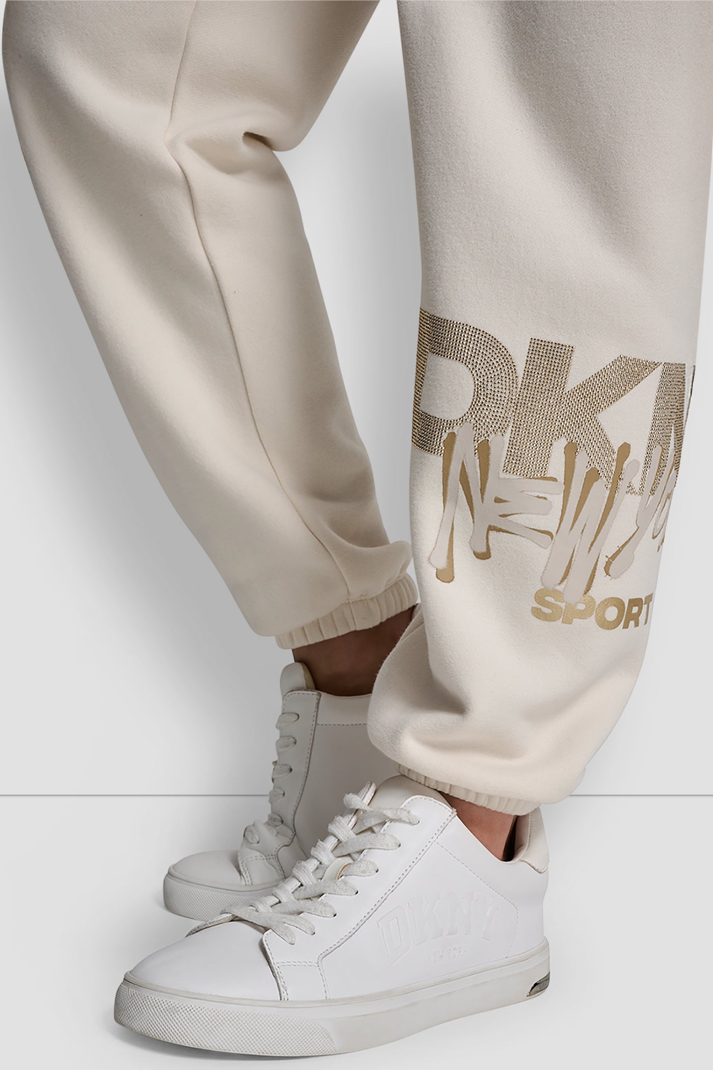 GRAFFITI RHINESTONE LOGO HIGH RISE RELAXED FIT JOGGER VIEW 4 | Clothing GRAFFITI RHINESTONE LOGO HIGH RISE RELAXED FIT JOGGER VIEW 4 | Clothing