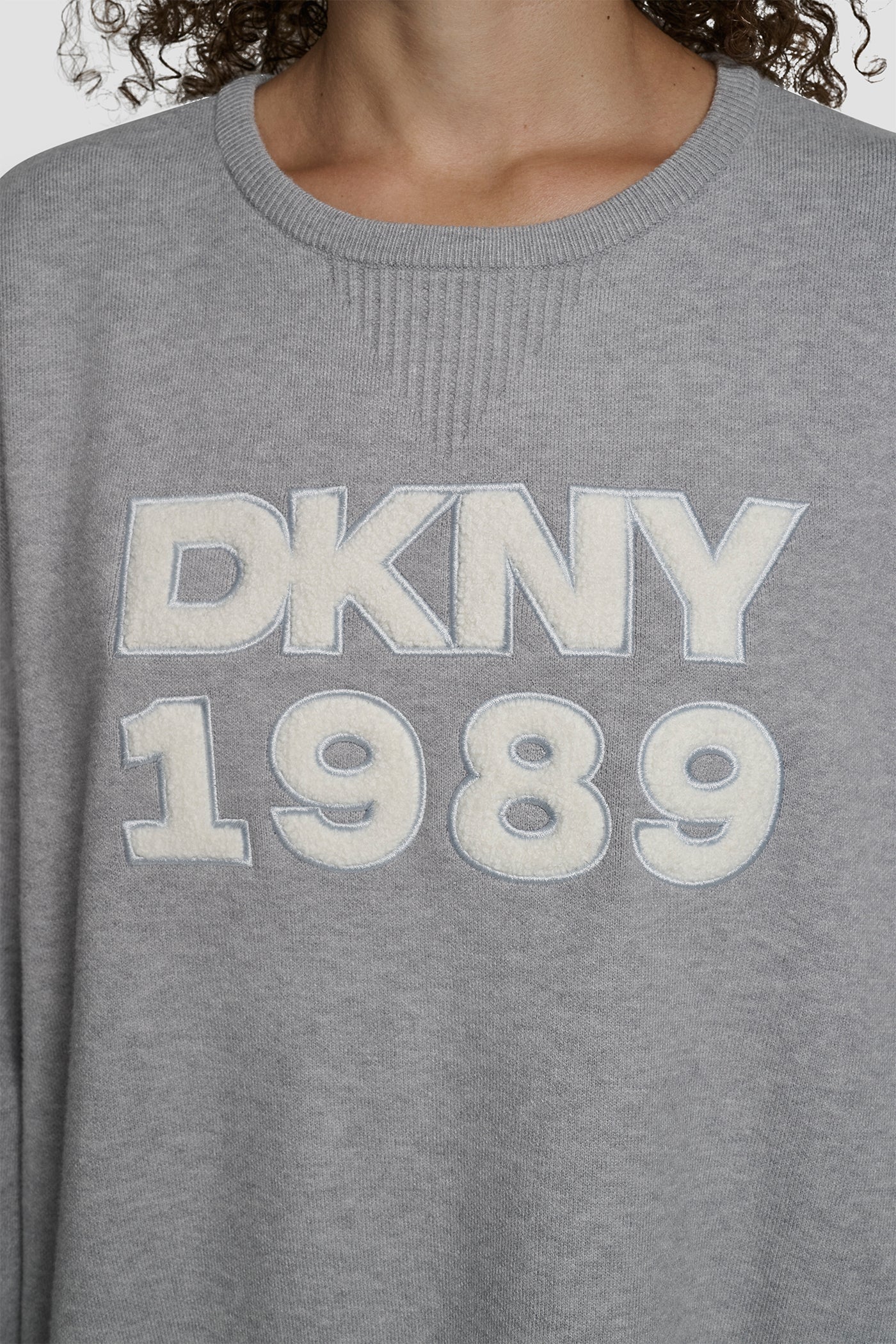 CREW NECK SWEATER WITH TEXTURED LOGO VIEW 6 | New Arrivals CREW NECK SWEATER WITH TEXTURED LOGO VIEW 6 | New Arrivals
