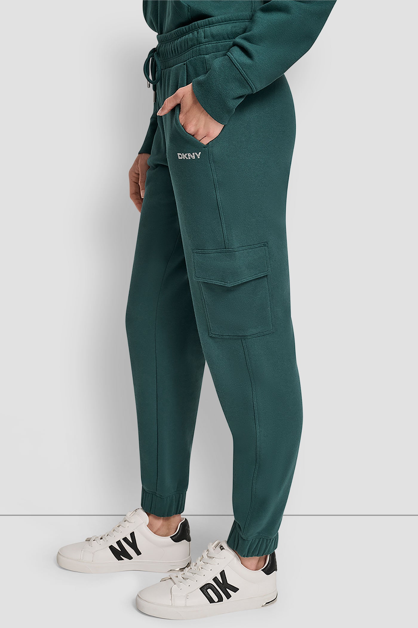 HIGH RISE LOGO EMBELLISHED SLIM CARGO JOGGER VIEW 3 | Clothing HIGH RISE LOGO EMBELLISHED SLIM CARGO JOGGER VIEW 3 | Clothing
