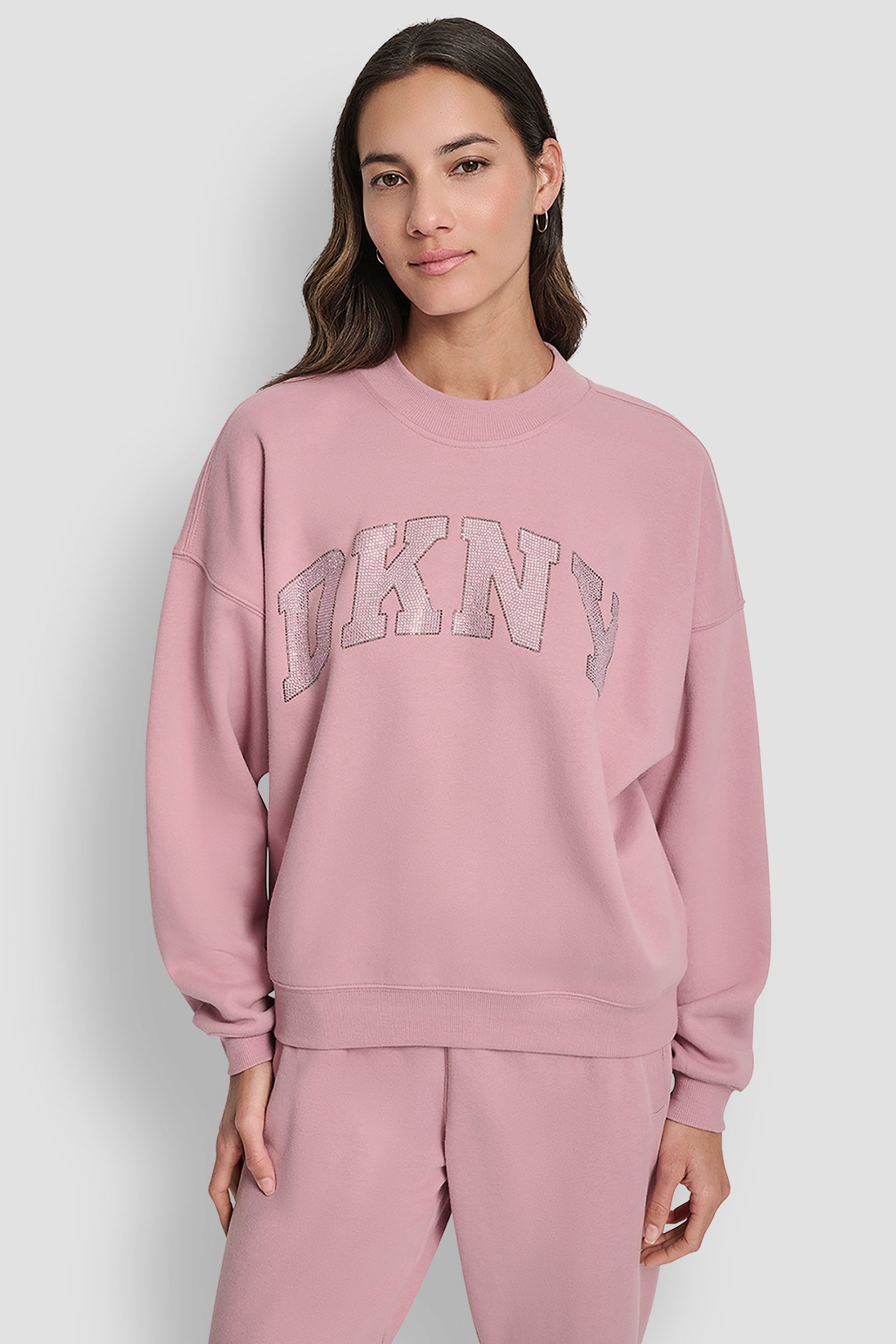 EXPLODED RHINESTONE VARISTY LOGO PULLOVER VIEW 1 EXPLODED RHINESTONE VARISTY LOGO PULLOVER VIEW 1
