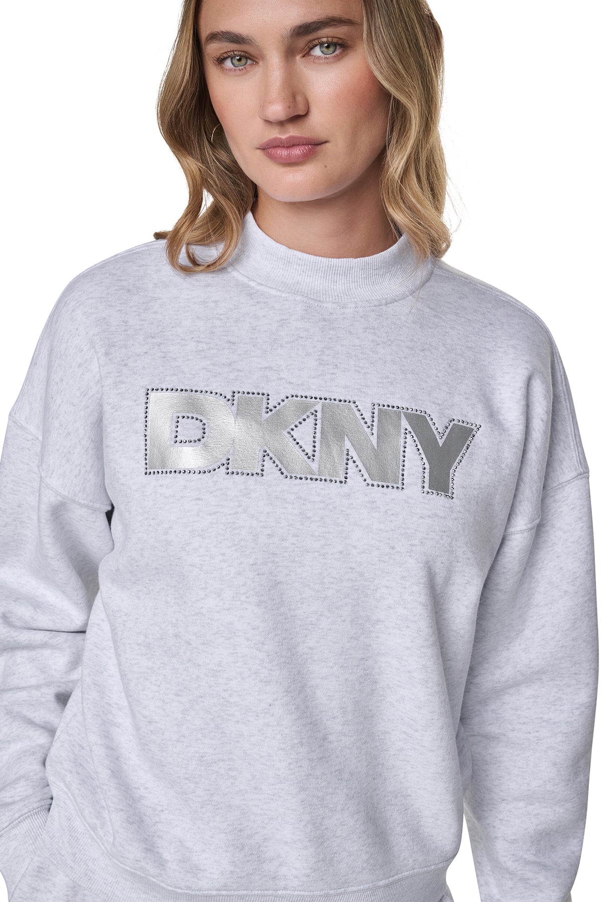 FOIL RHINESTONE LOGO SWEATSHIRT View 1 | MATCHING SETS FOIL RHINESTONE LOGO SWEATSHIRT View 1 | MATCHING SETS