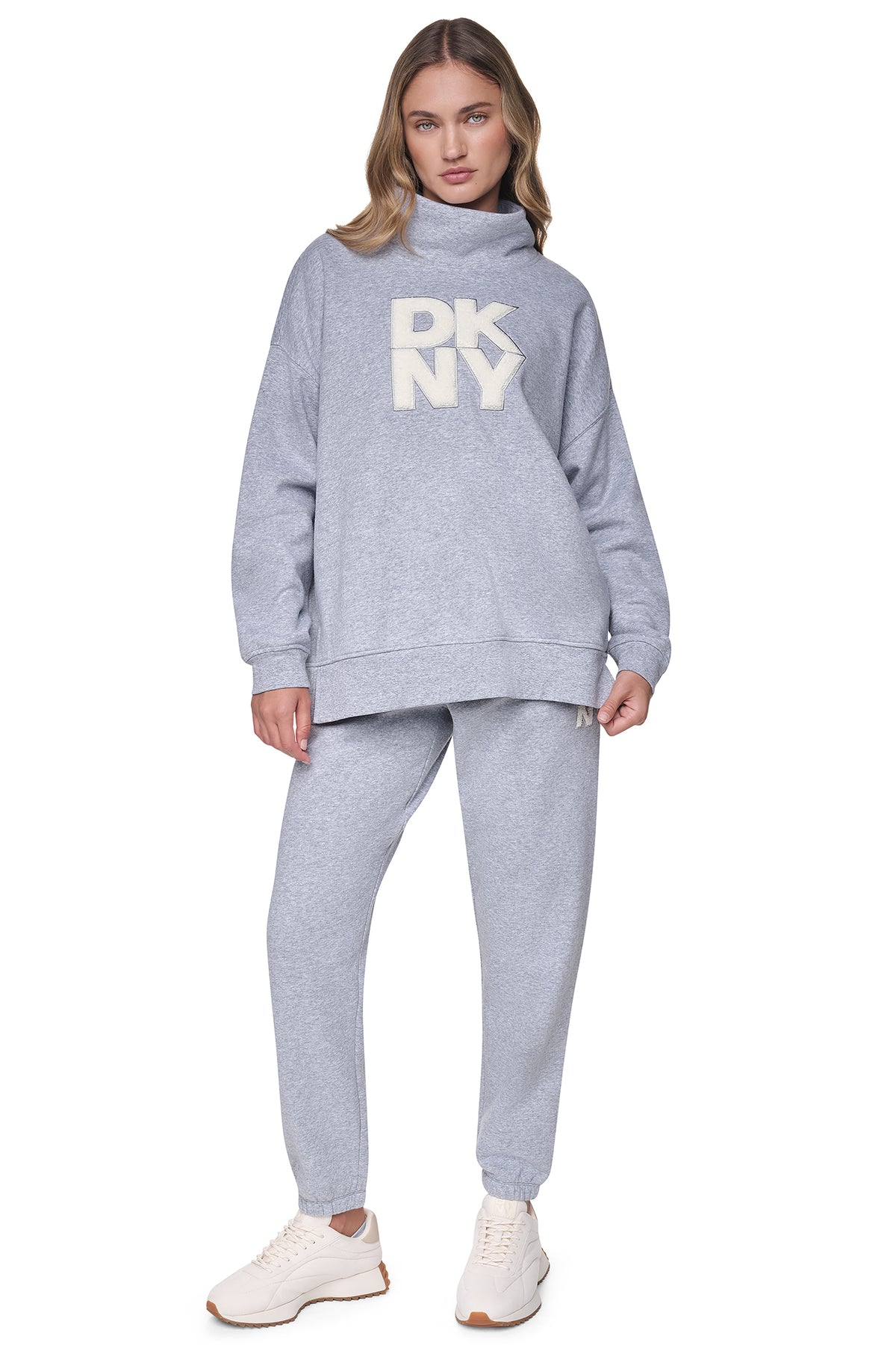 CHENILLE LOGO MOCK NECK SWEATSHIRT VIEW 2