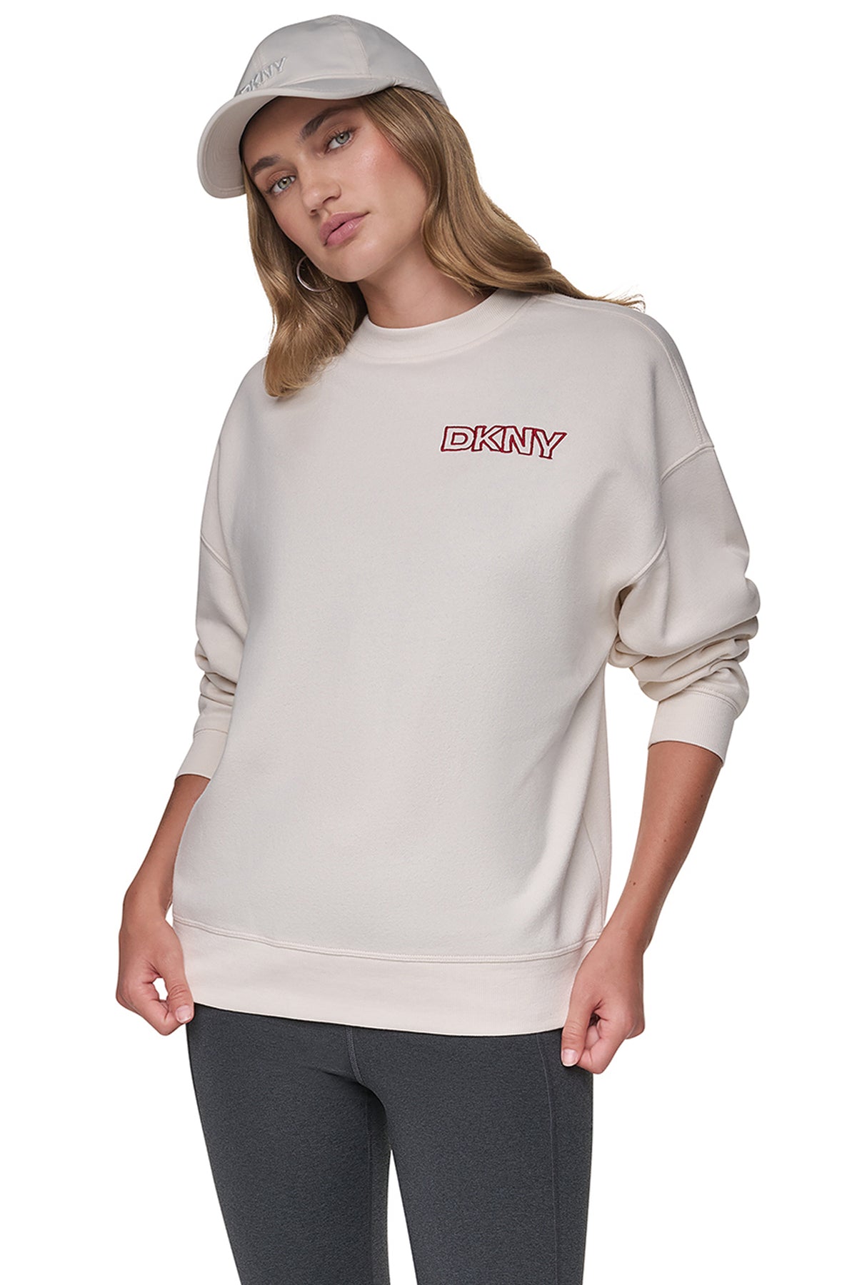 OVERSIZED EMBROIDERED SWEATSHIRT View 1 | Under $100 OVERSIZED EMBROIDERED SWEATSHIRT View 1 | Under $100