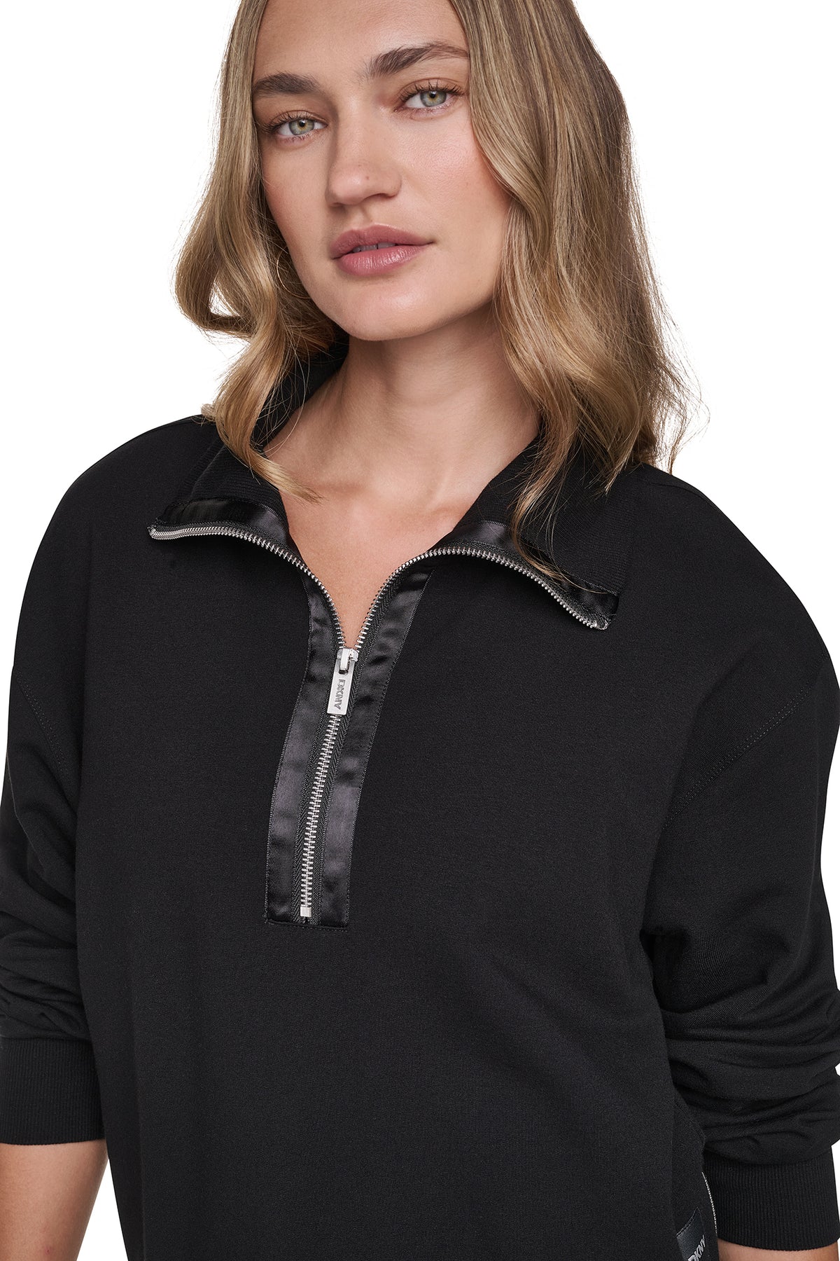 MOCK NECK FRONT-ZIP PULLOVER View 2 | Gifts Under $100 MOCK NECK FRONT-ZIP PULLOVER View 2 | Gifts Under $100