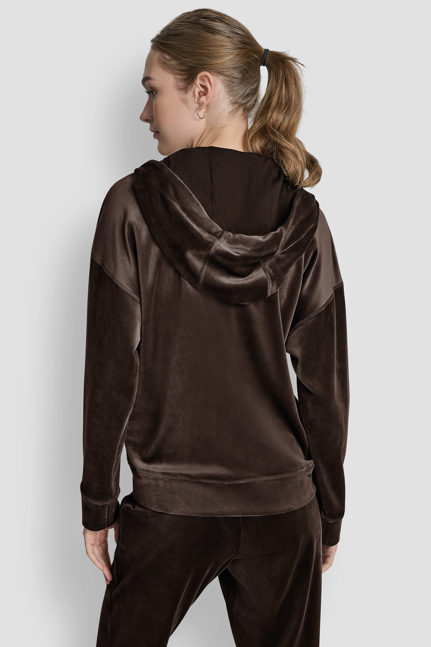 EMBROIDERY LOGO FULL ZIP HOODIE WITH POCKETS VIEW 2 | Under $75 EMBROIDERY LOGO FULL ZIP HOODIE WITH POCKETS VIEW 2 | Under $75