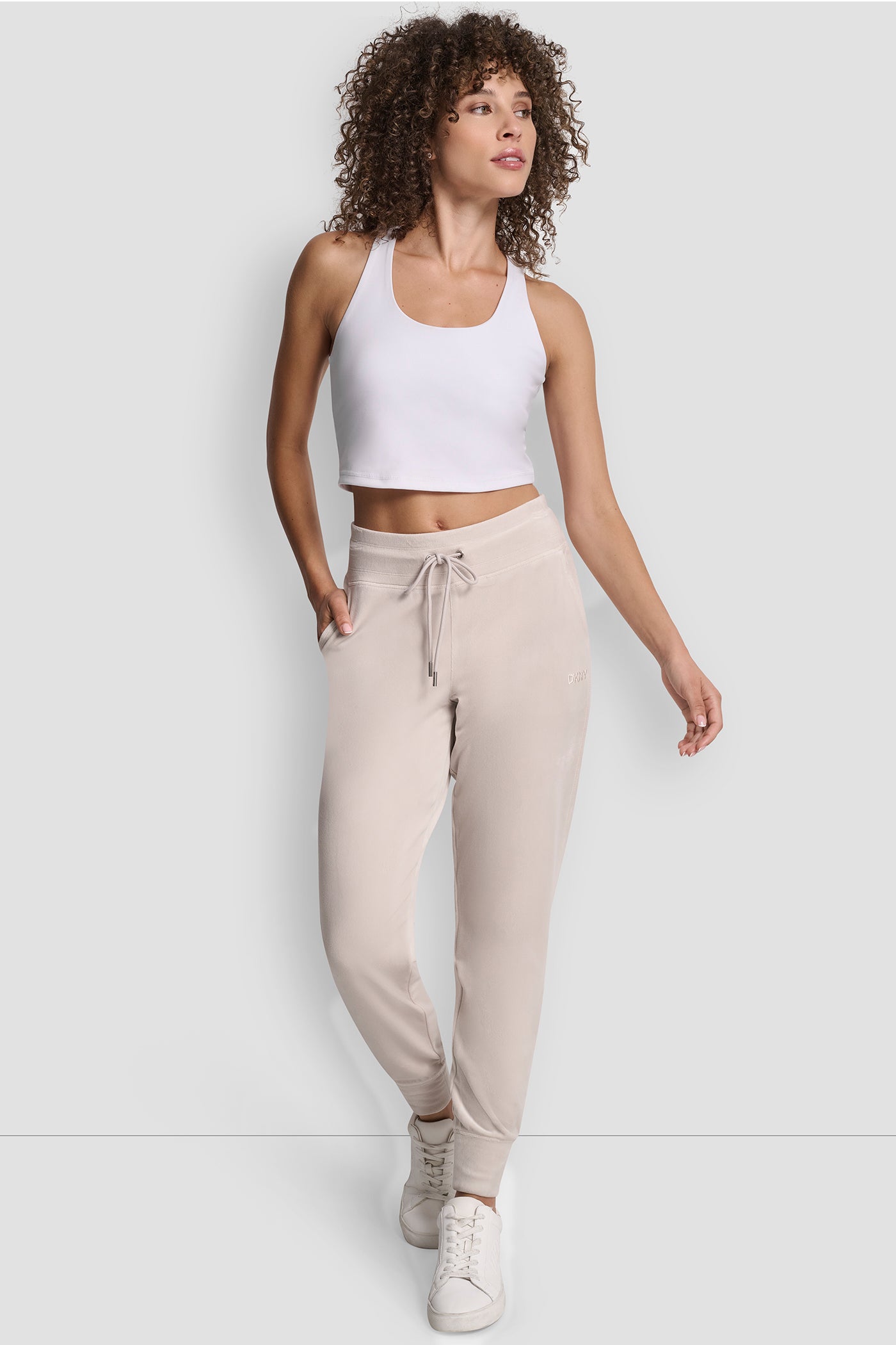 EMBROIDERY LOGO CUFFED SLIM FIT JOGGER WITH POCKETS VIEW 5 | New Arrivals EMBROIDERY LOGO CUFFED SLIM FIT JOGGER WITH POCKETS VIEW 5 | New Arrivals