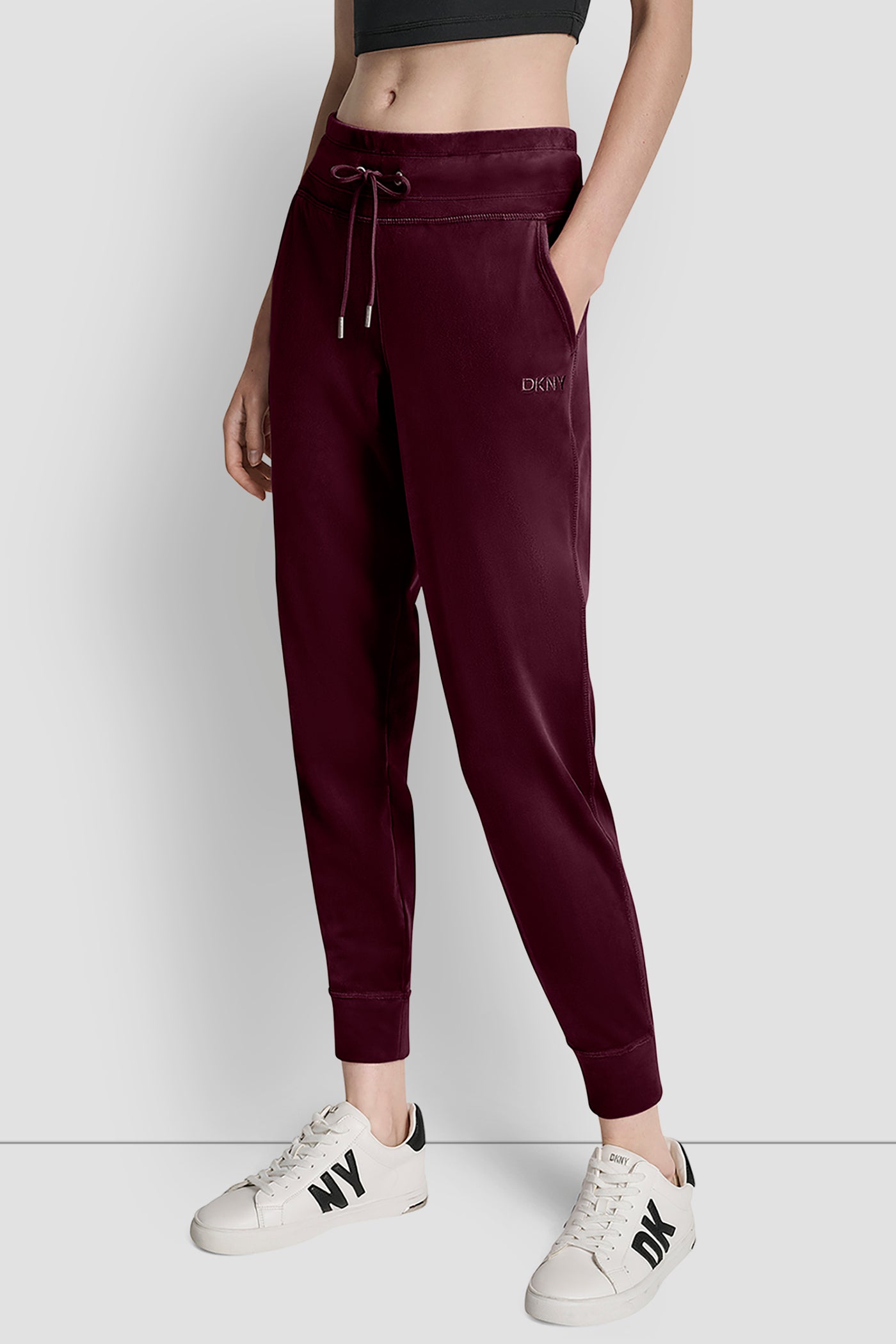 VELOUR HD EMBROIDERY LOGO SLIM FIT JOGGER VIEW 3 | Clothing VELOUR HD EMBROIDERY LOGO SLIM FIT JOGGER VIEW 3 | Clothing