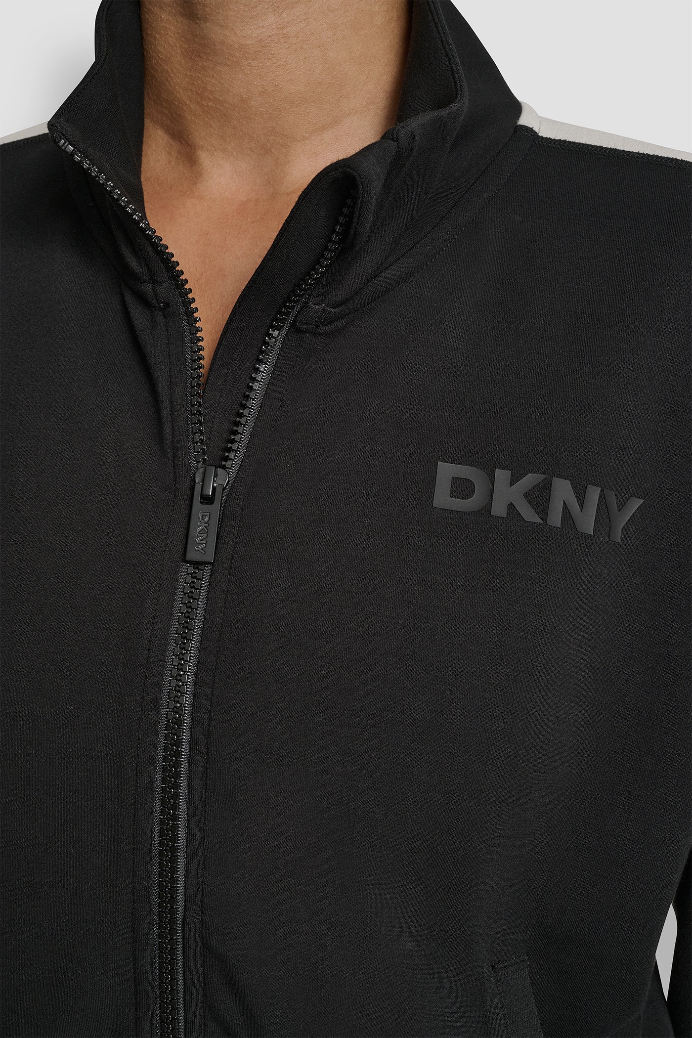 FULL ZIP MOCK NECK TRACK JACKET WITH SIDE STRIPES VIEW 5 | Jackets & Blazers FULL ZIP MOCK NECK TRACK JACKET WITH SIDE STRIPES VIEW 5 | Jackets & Blazers