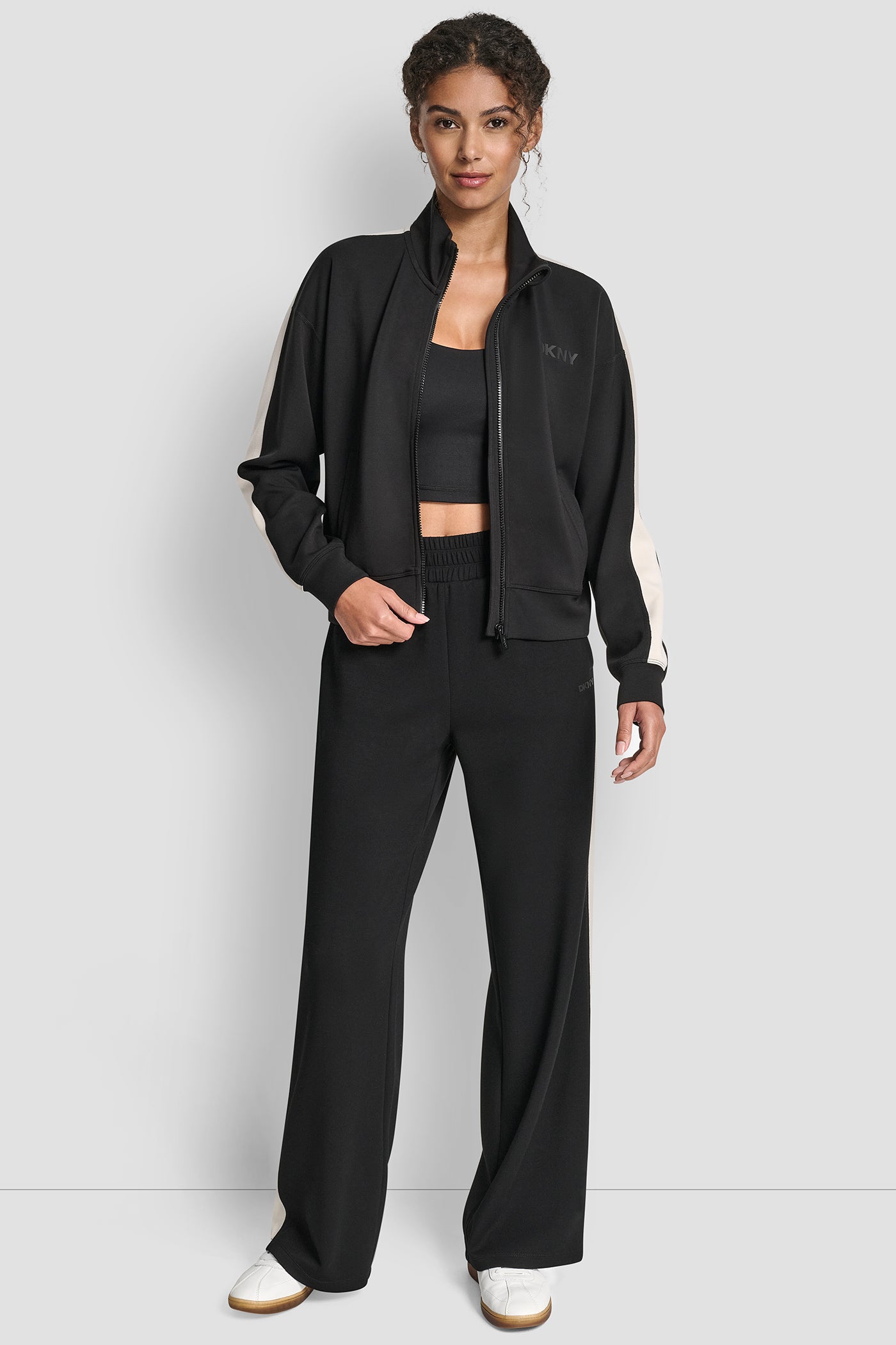 FULL ZIP MOCK NECK TRACK JACKET WITH SIDE STRIPES VIEW 6 | Jackets & Blazers FULL ZIP MOCK NECK TRACK JACKET WITH SIDE STRIPES VIEW 6 | Jackets & Blazers
