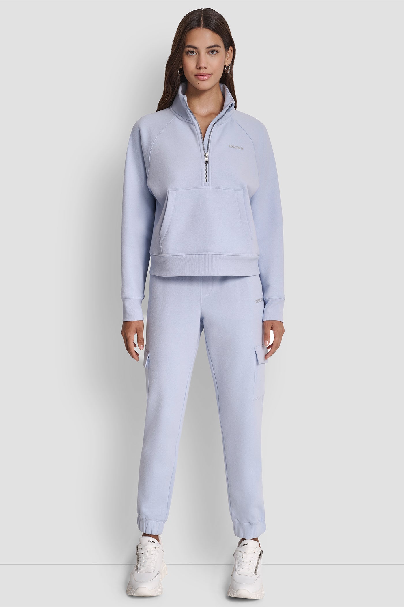 LOGO EMBELLISHED HALF ZIP SWEATSHIRT VIEW 6 | New Arrivals LOGO EMBELLISHED HALF ZIP SWEATSHIRT VIEW 6 | New Arrivals