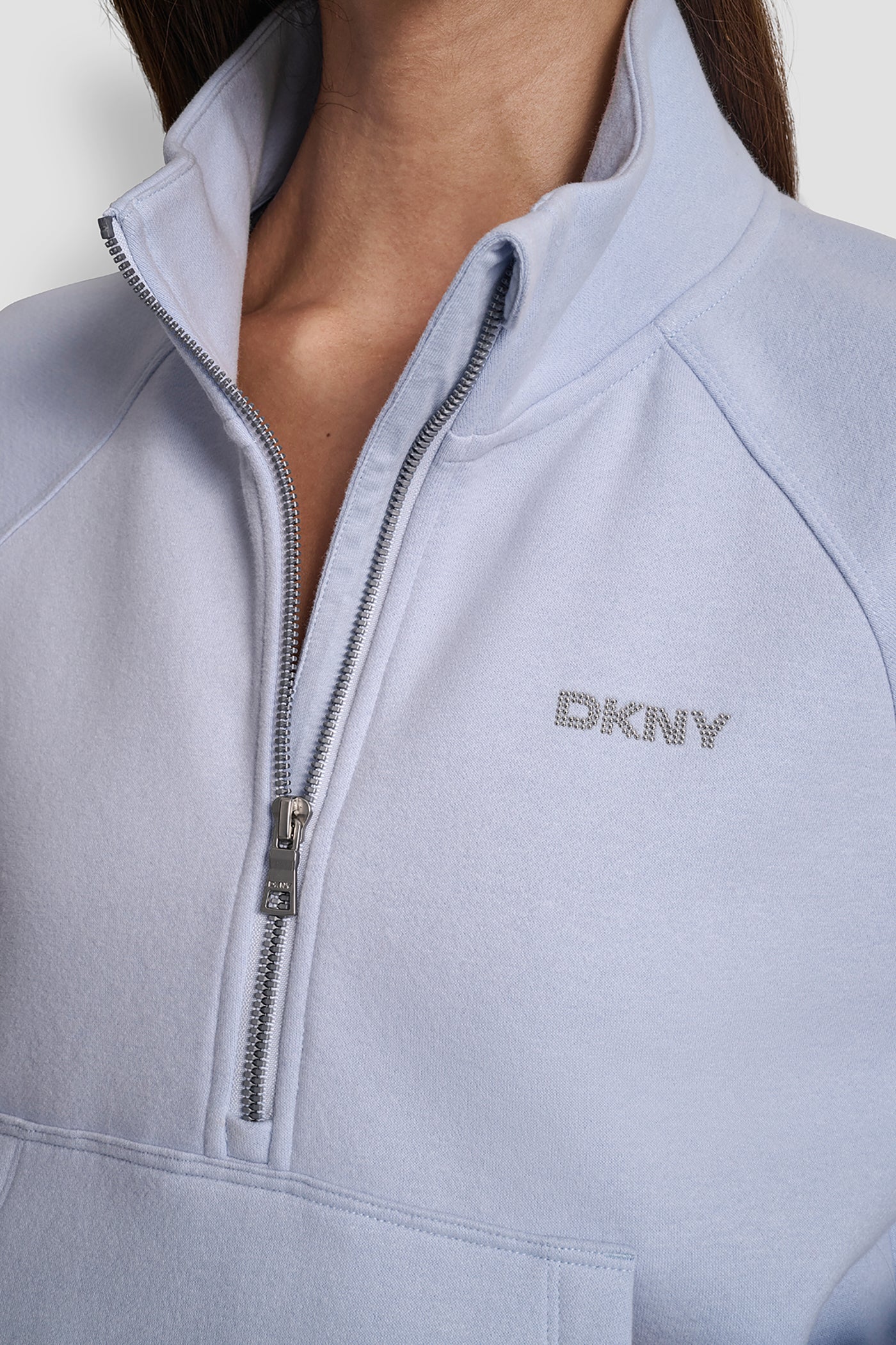 LOGO EMBELLISHED HALF ZIP SWEATSHIRT VIEW 4 | New Arrivals LOGO EMBELLISHED HALF ZIP SWEATSHIRT VIEW 4 | New Arrivals