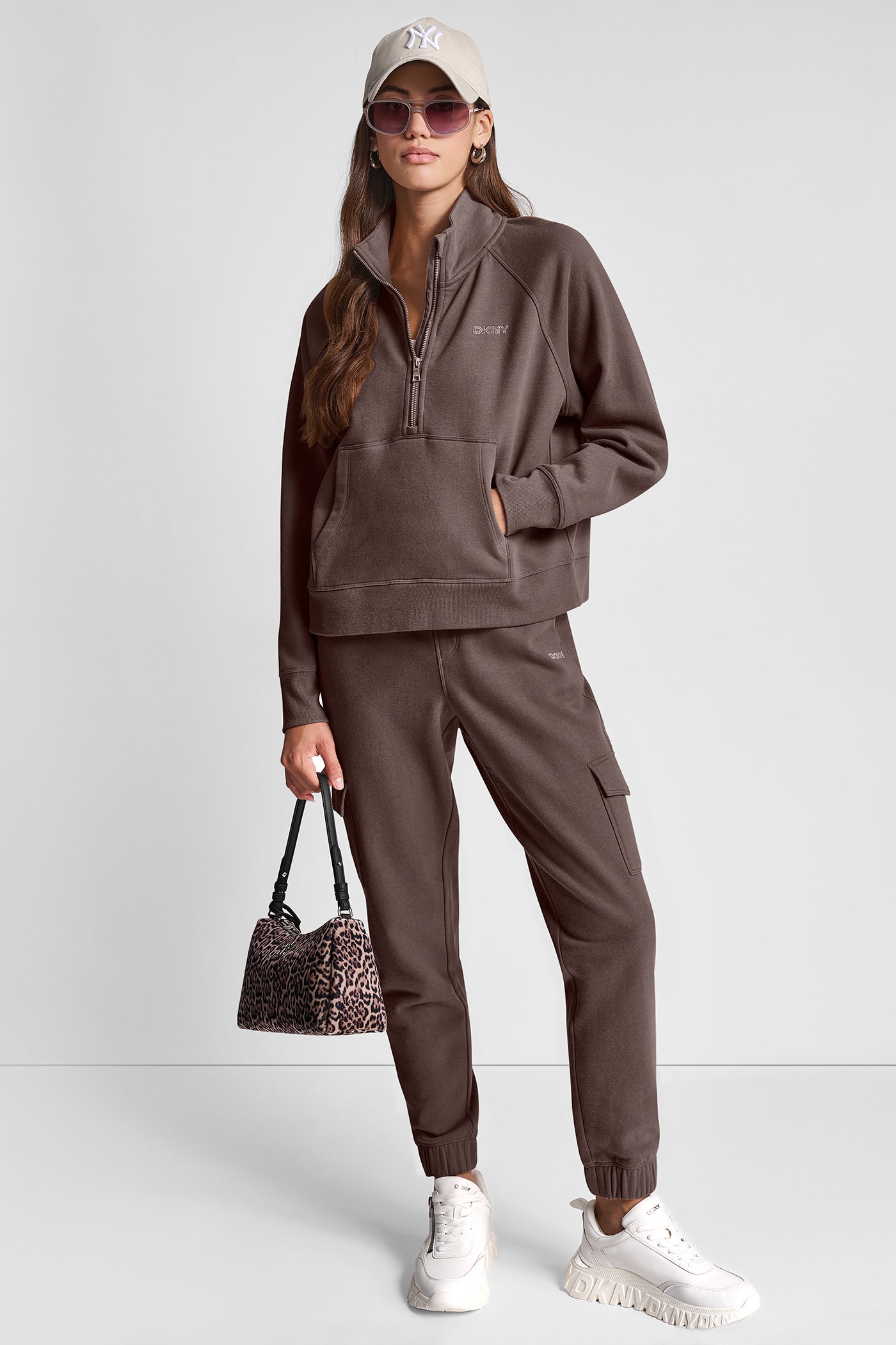 LOGO-EMBELLISHED HALF-ZIP SWEATSHIRT VIEW 5 | Back-To-School Shop LOGO-EMBELLISHED HALF-ZIP SWEATSHIRT VIEW 5 | Back-To-School Shop