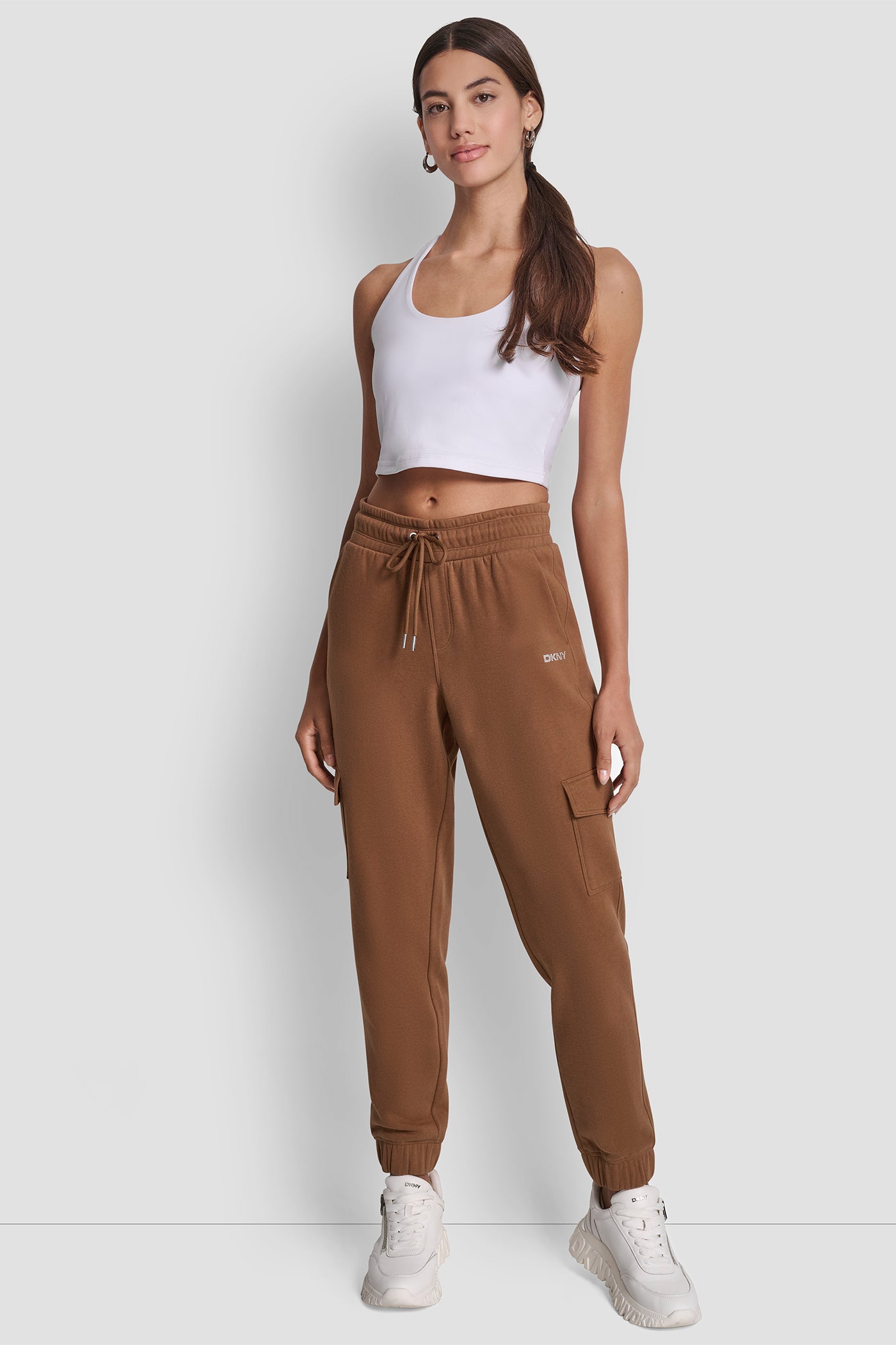 HIGH RISE LOGO EMBELLISHED SLIM CARGO JOGGER VIEW 5 | Sweatshirts & Joggers HIGH RISE LOGO EMBELLISHED SLIM CARGO JOGGER VIEW 5 | Sweatshirts & Joggers