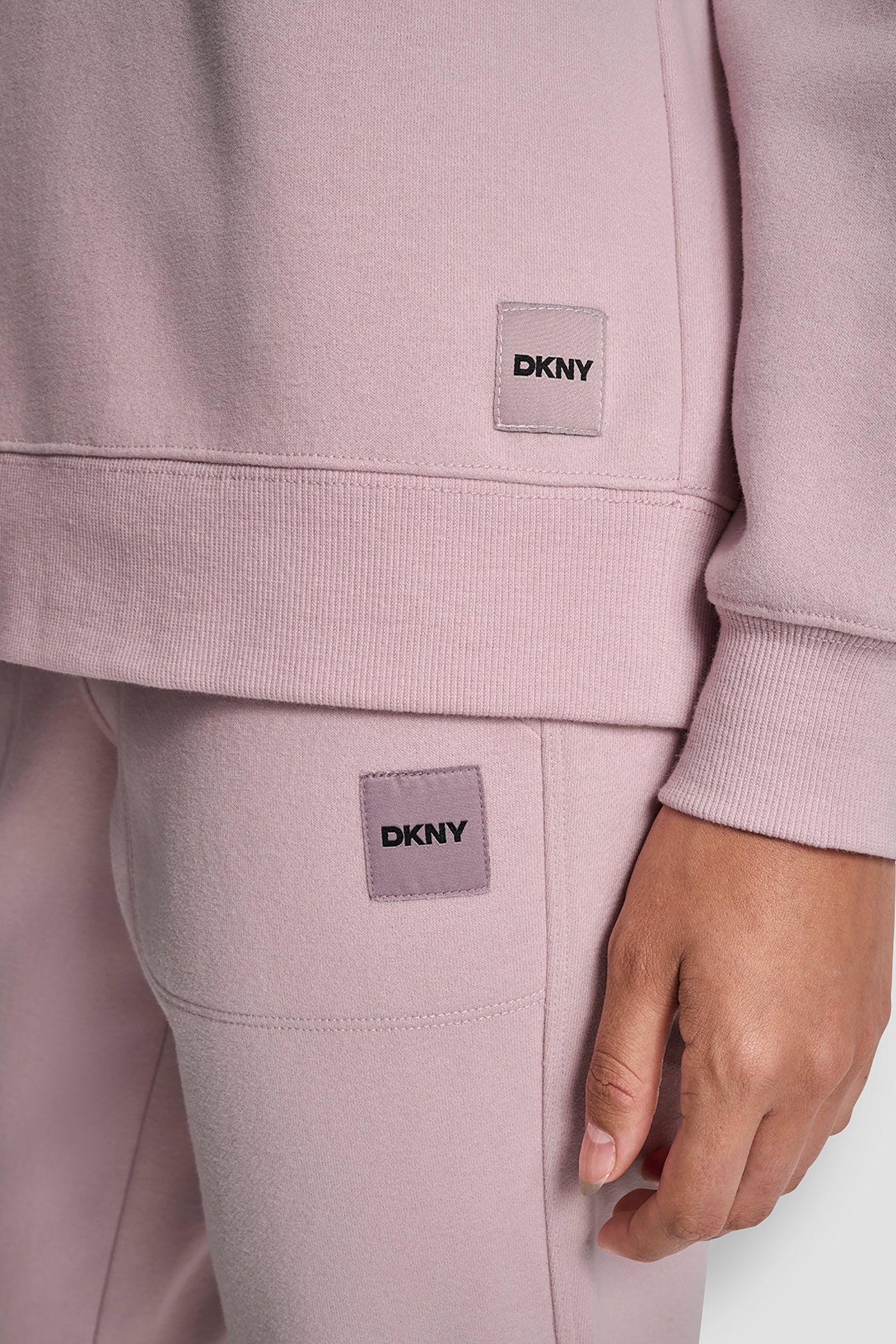 TONAL LOGO PATCH CREW NECK LONG LINE PULLOVER VIEW 5 | New Arrivals TONAL LOGO PATCH CREW NECK LONG LINE PULLOVER VIEW 5 | New Arrivals