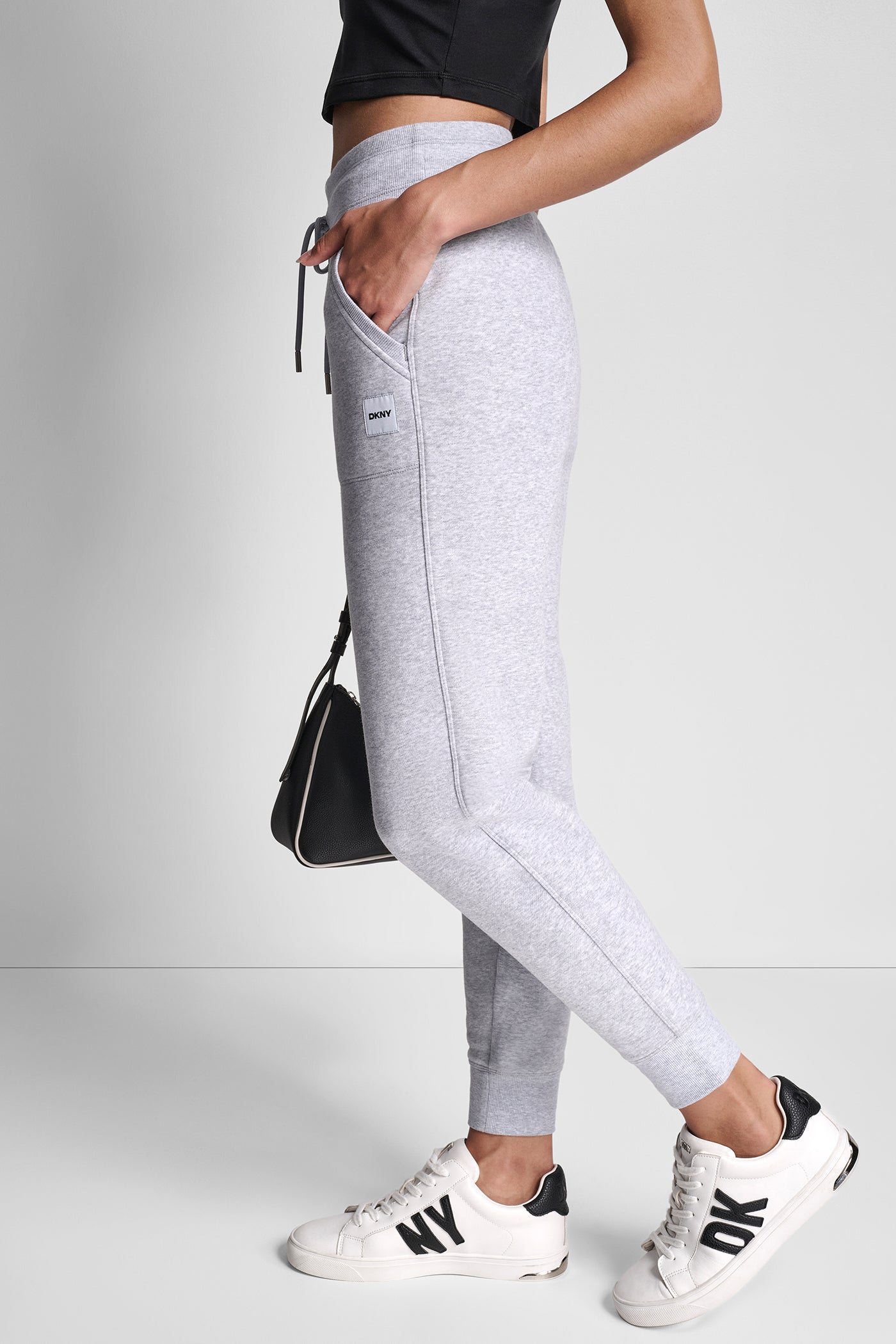 TONAL LOGO PATCH LOGO RIB TRIM JOGGER WITH POCKETS VIEW 3 | New Arrivals TONAL LOGO PATCH LOGO RIB TRIM JOGGER WITH POCKETS VIEW 3 | New Arrivals