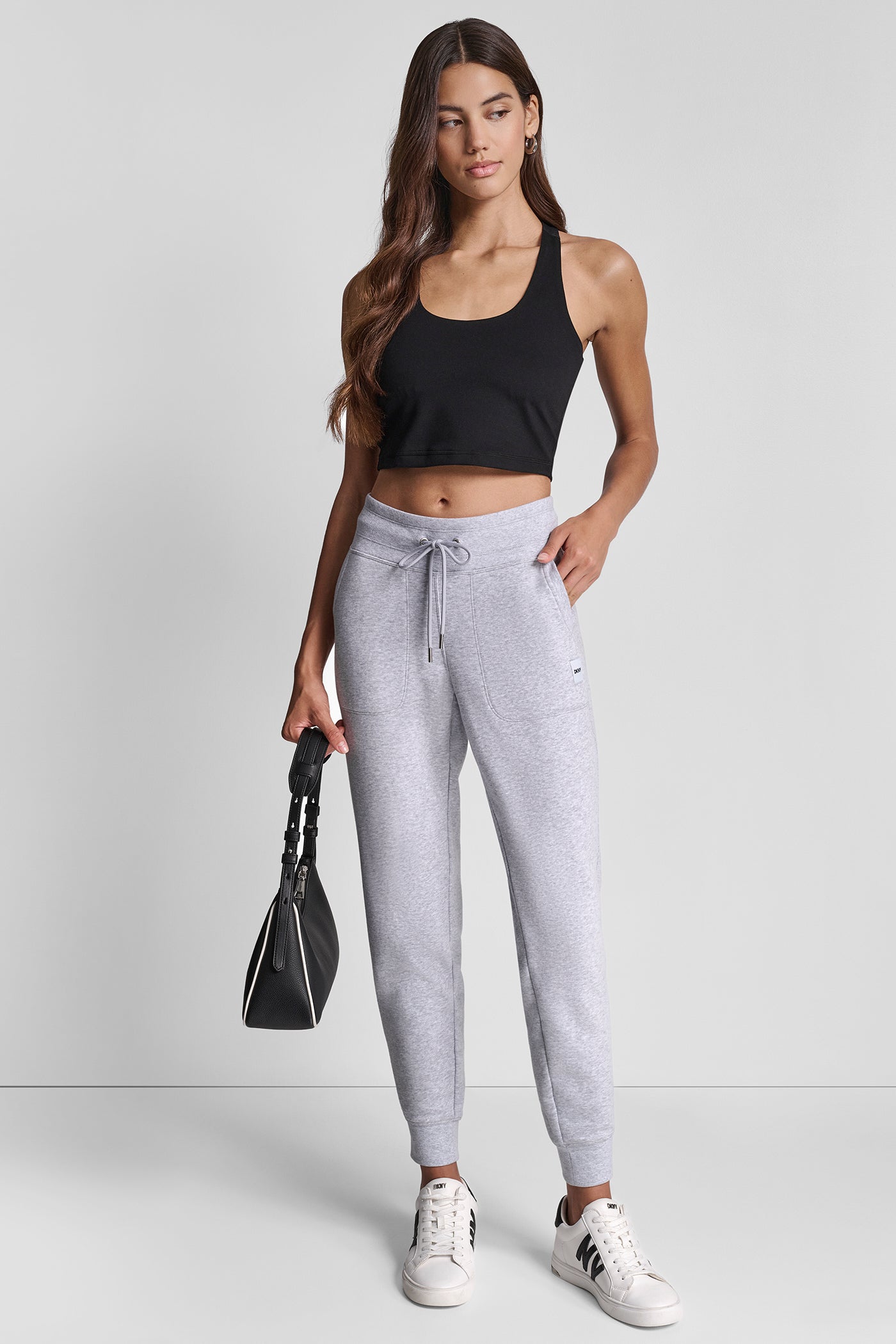 TONAL LOGO PATCH LOGO RIB TRIM JOGGER WITH POCKETS VIEW 5 | New Arrivals TONAL LOGO PATCH LOGO RIB TRIM JOGGER WITH POCKETS VIEW 5 | New Arrivals