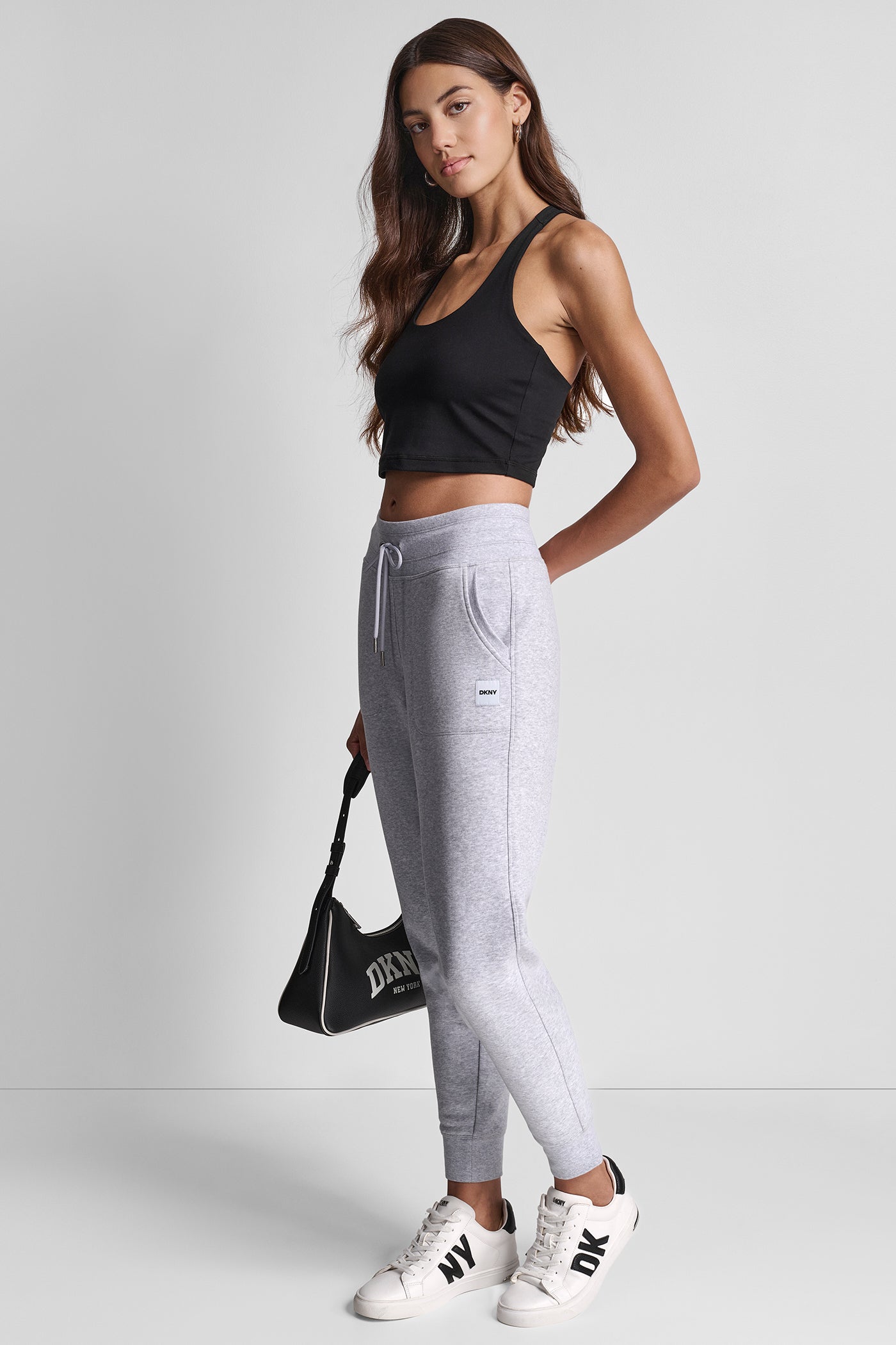 TONAL LOGO PATCH LOGO RIB TRIM JOGGER WITH POCKETS VIEW 6 | New Arrivals TONAL LOGO PATCH LOGO RIB TRIM JOGGER WITH POCKETS VIEW 6 | New Arrivals