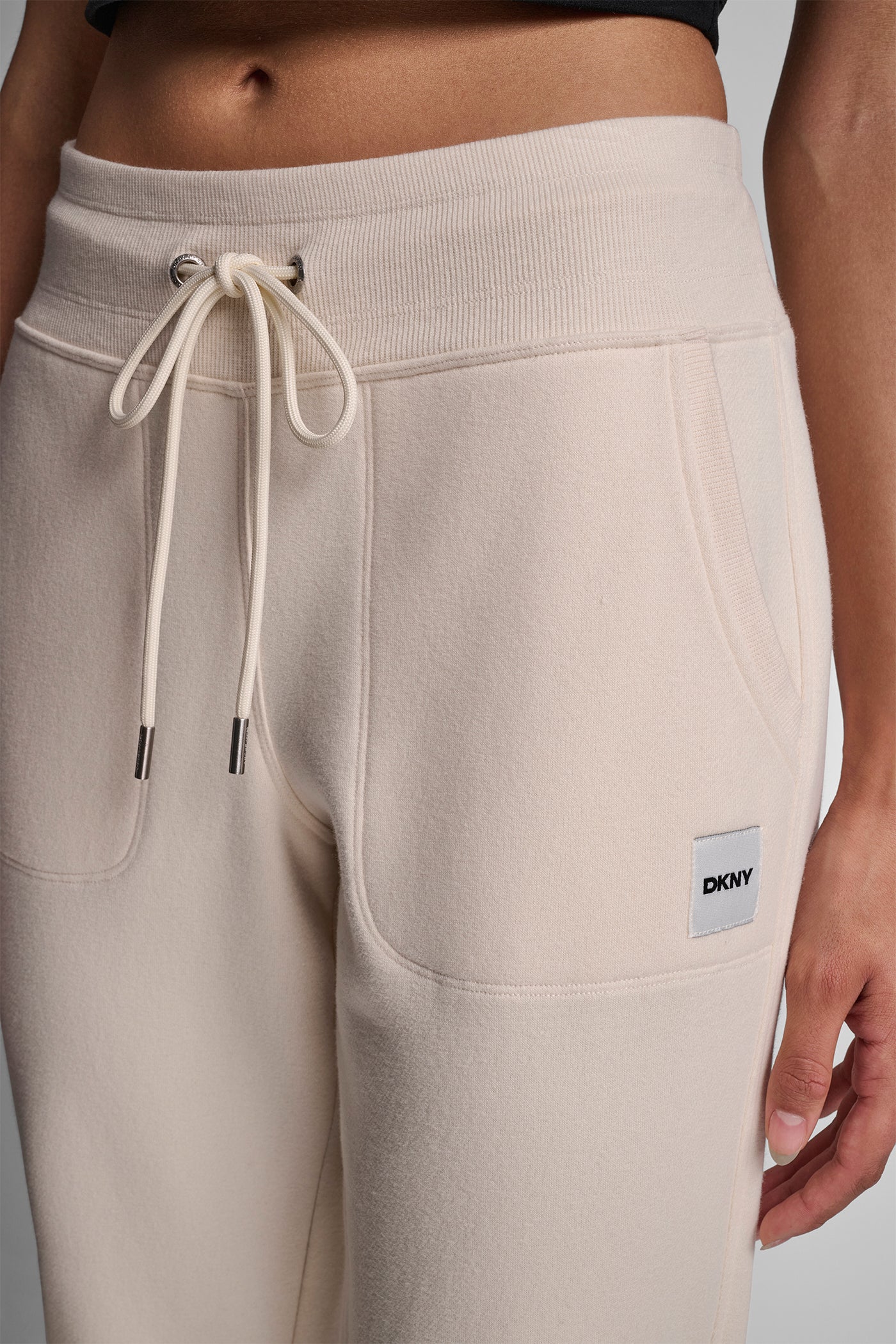 TONAL LOGO PATCH LOGO RIB TRIM JOGGER WITH POCKETS VIEW 4 | New Arrivals TONAL LOGO PATCH LOGO RIB TRIM JOGGER WITH POCKETS VIEW 4 | New Arrivals