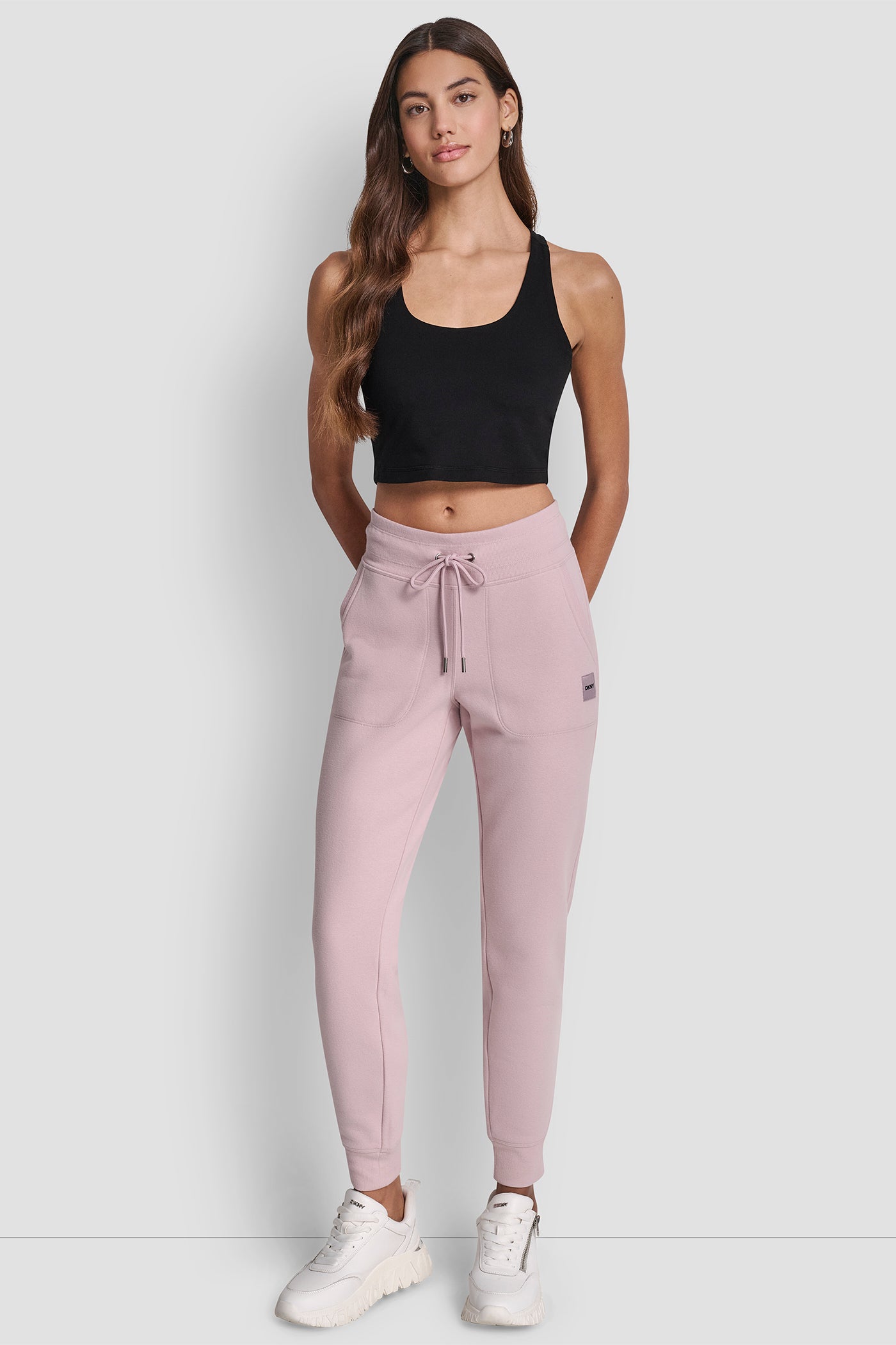 TONAL LOGO PATCH LOGO RIB TRIM JOGGER WITH POCKETS VIEW 5 | New Arrivals TONAL LOGO PATCH LOGO RIB TRIM JOGGER WITH POCKETS VIEW 5 | New Arrivals