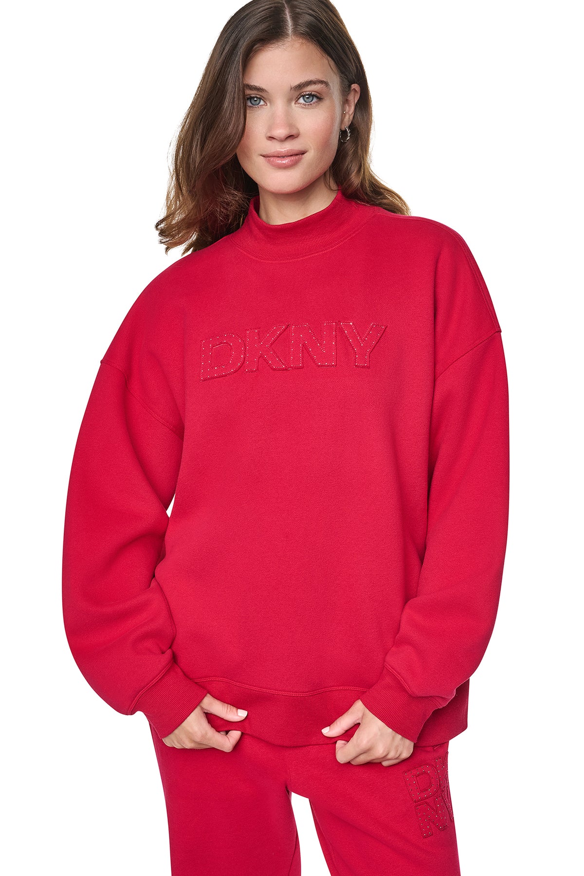 MOCK NECK LOGO PULLOVER View 1 | New Arrivals MOCK NECK LOGO PULLOVER View 1 | New Arrivals