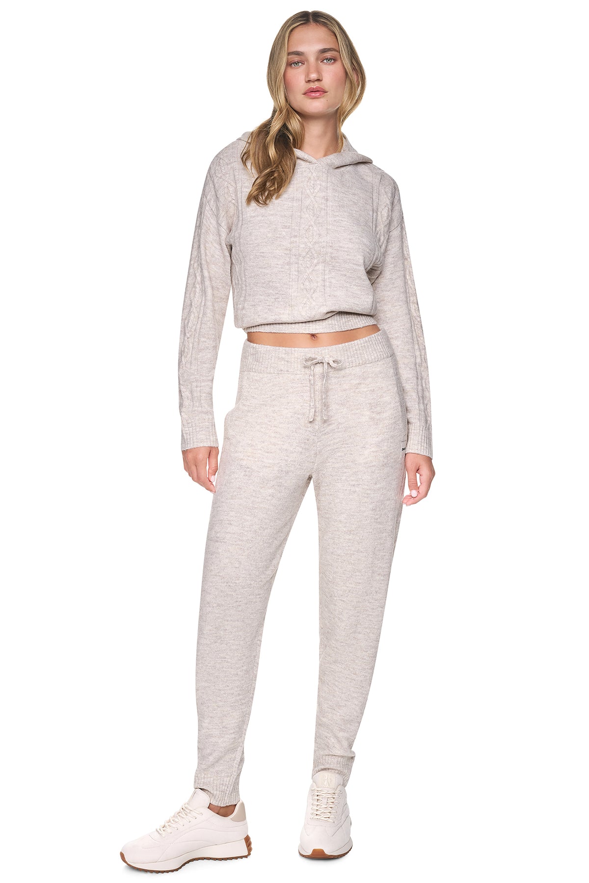 COZY CABLE HIGH-RISE SWEATER JOGGER View 2 | Gifts Under $100 COZY CABLE HIGH-RISE SWEATER JOGGER View 2 | Gifts Under $100