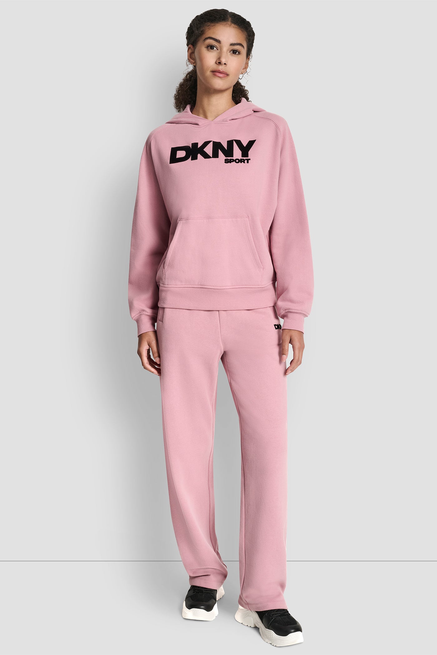 OVERSIZED FLOCKED LOGO PULLOVER HOODIE VIEW 5 | Cozy Meets Cool OVERSIZED FLOCKED LOGO PULLOVER HOODIE VIEW 5 | Cozy Meets Cool